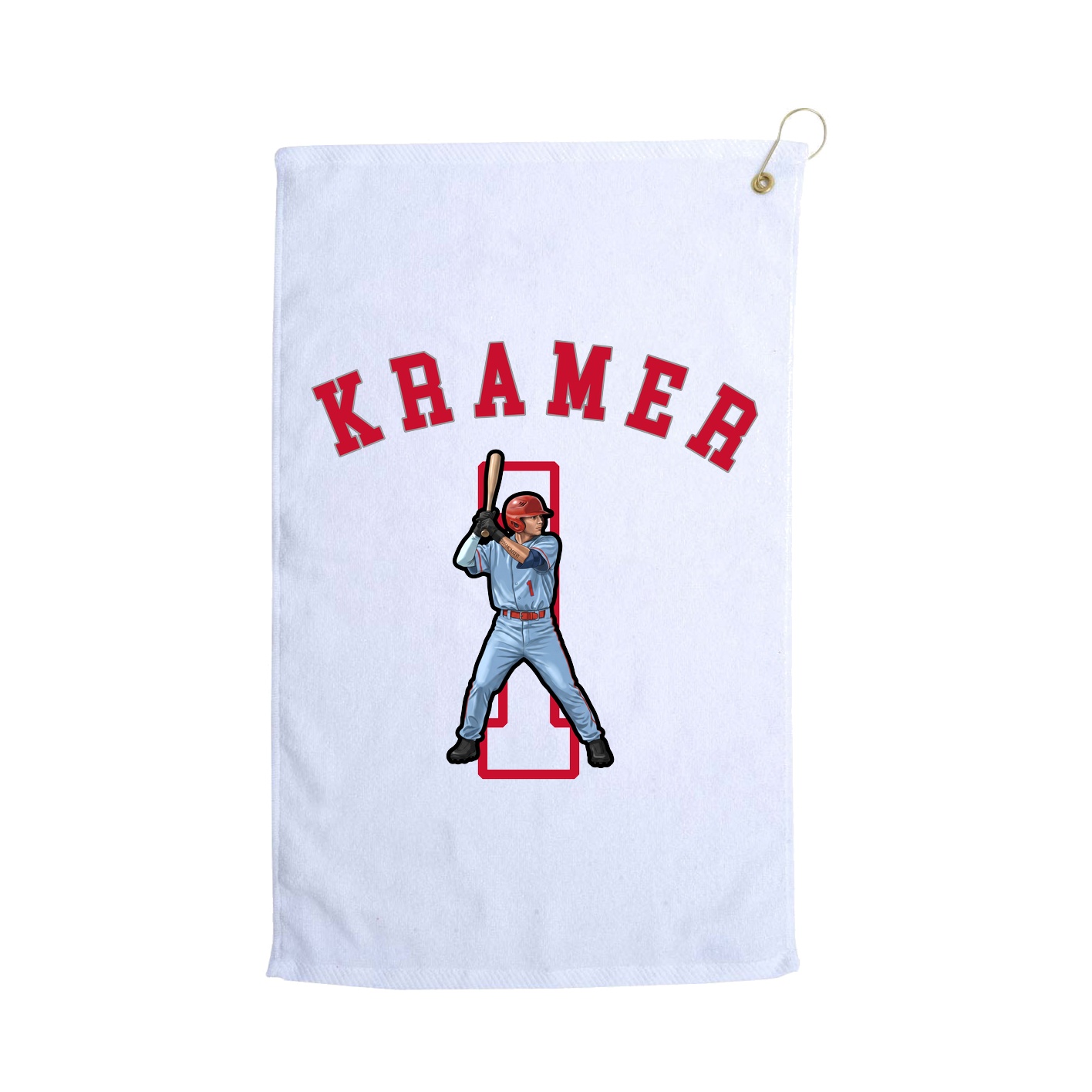 Golf Towel — Shirsey Arch in White