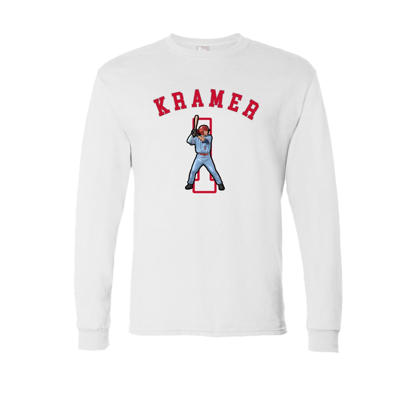 Long Sleeve Tee — Shirsey Arch in White