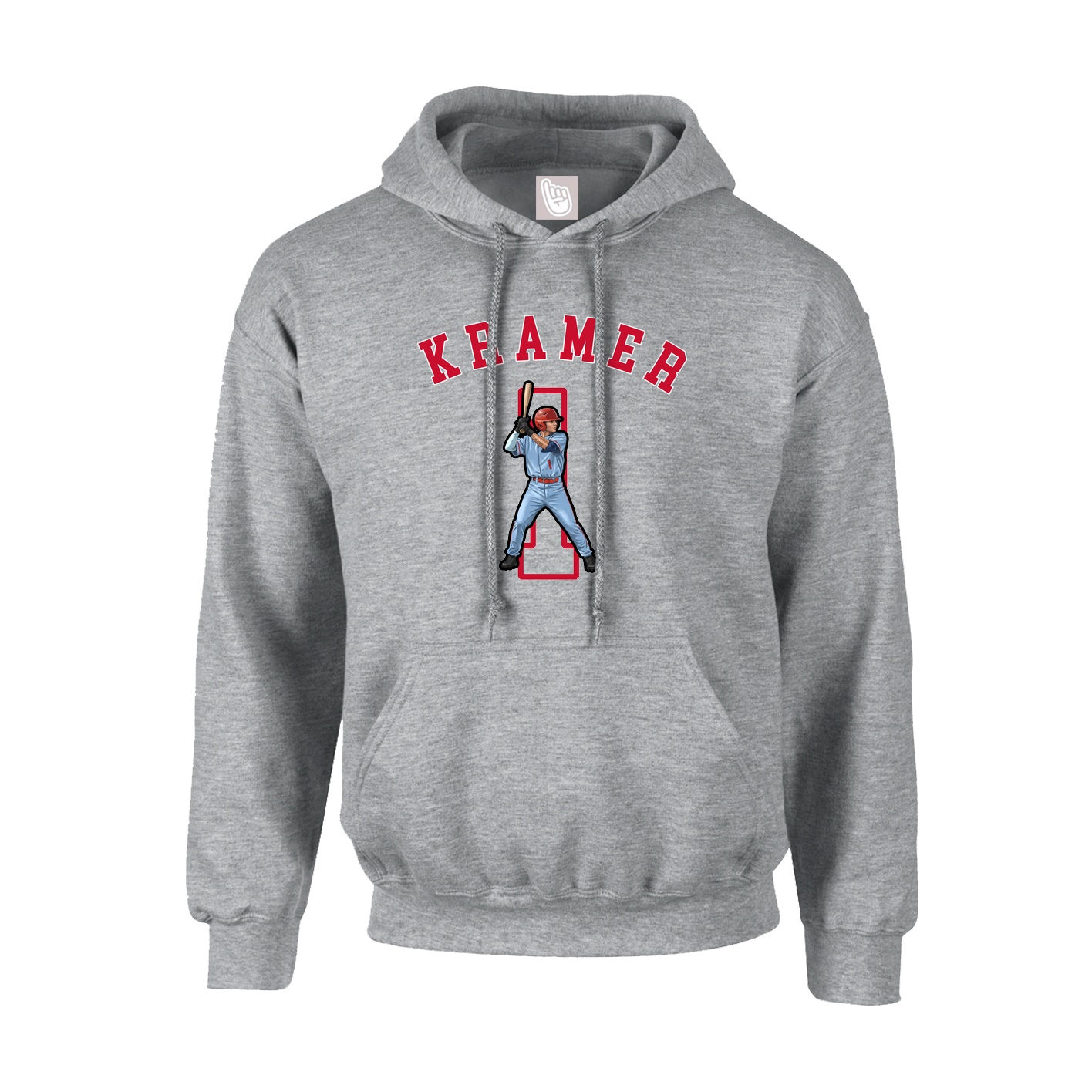 Youth Hoodie — Shirsey Arch in Grey