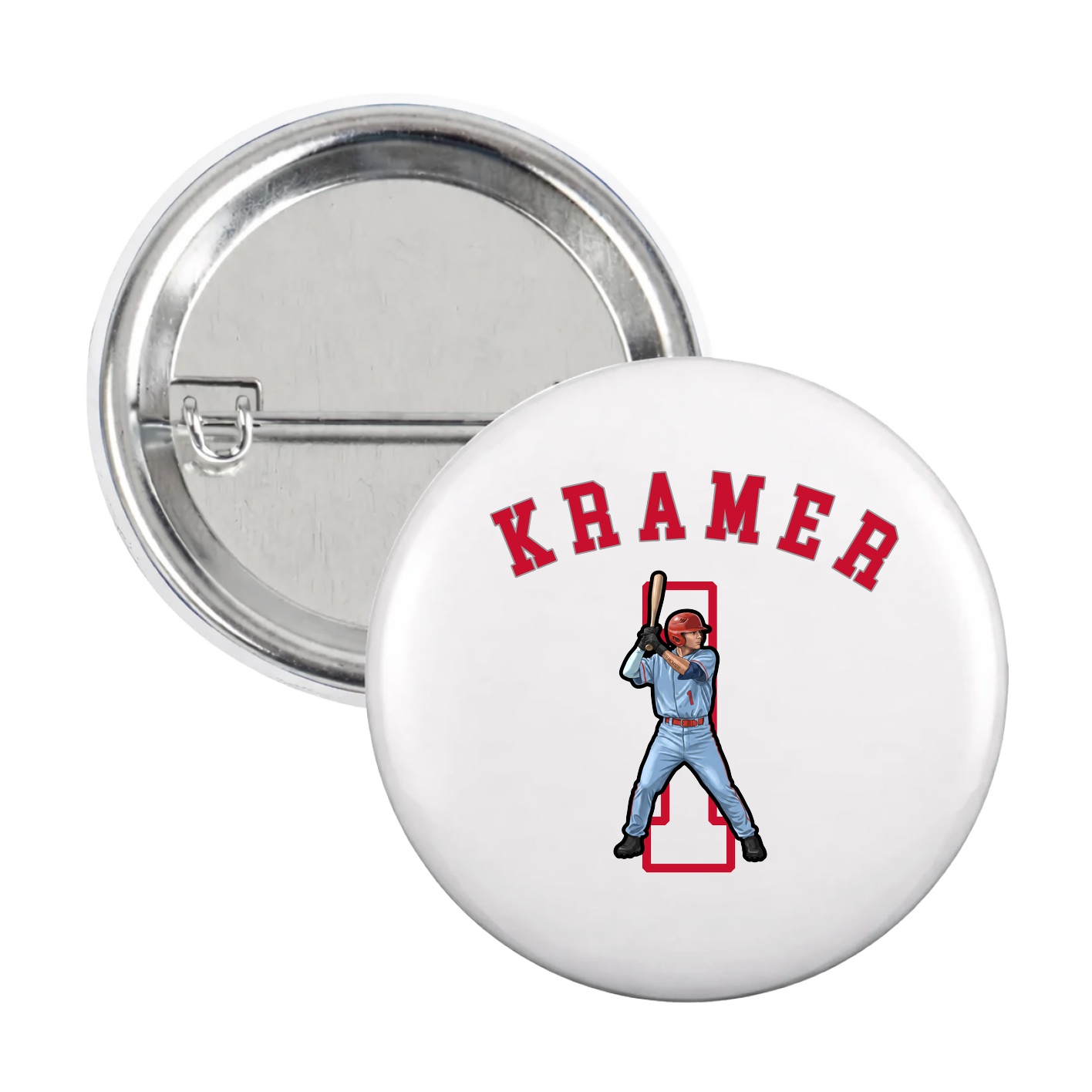 Game Day Button — Shirsey Arch in White