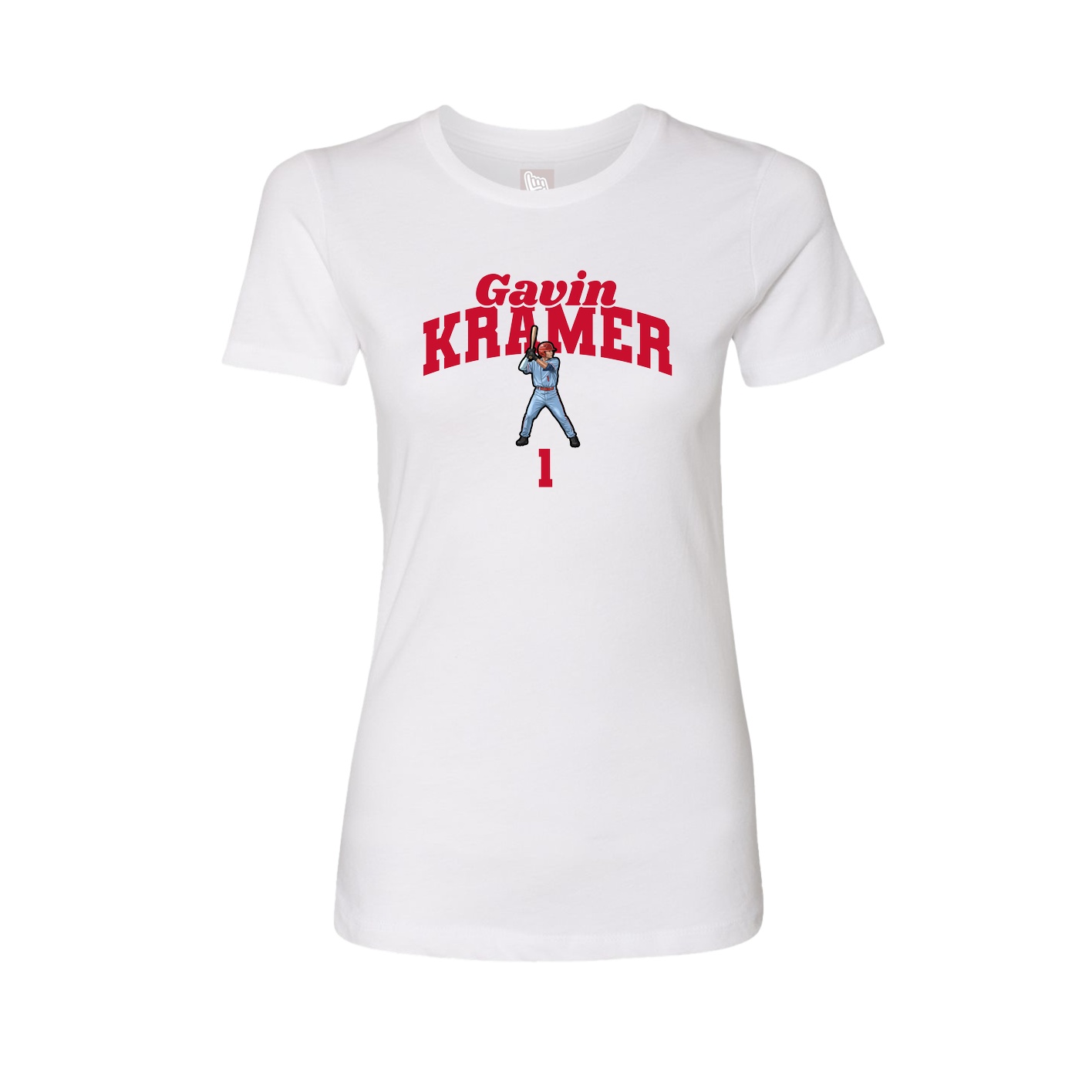 Womens Tee — Signature Arch in White