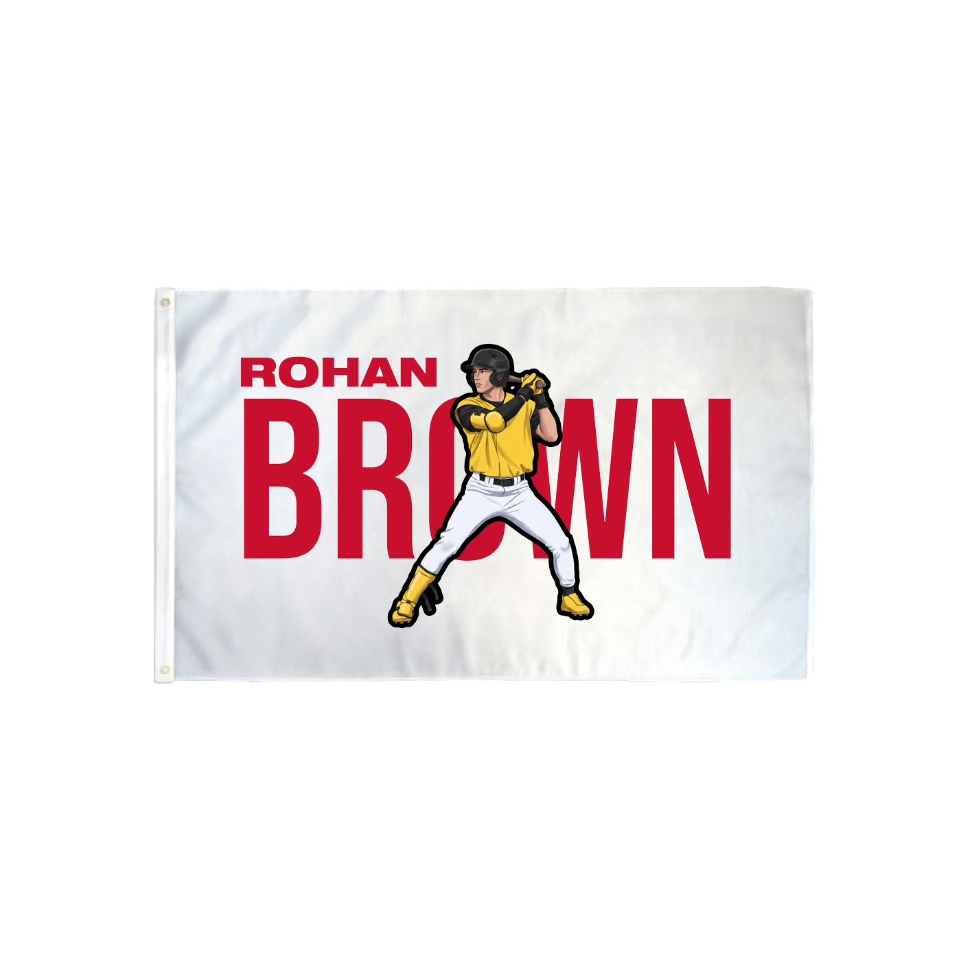 3x5 Flag — Player Name in Classic