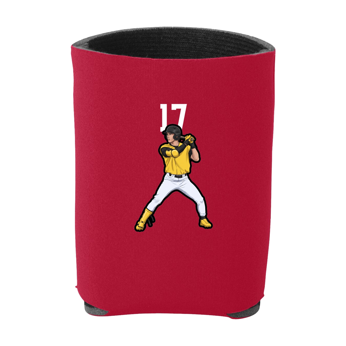 Can Holder — Number Top in Red