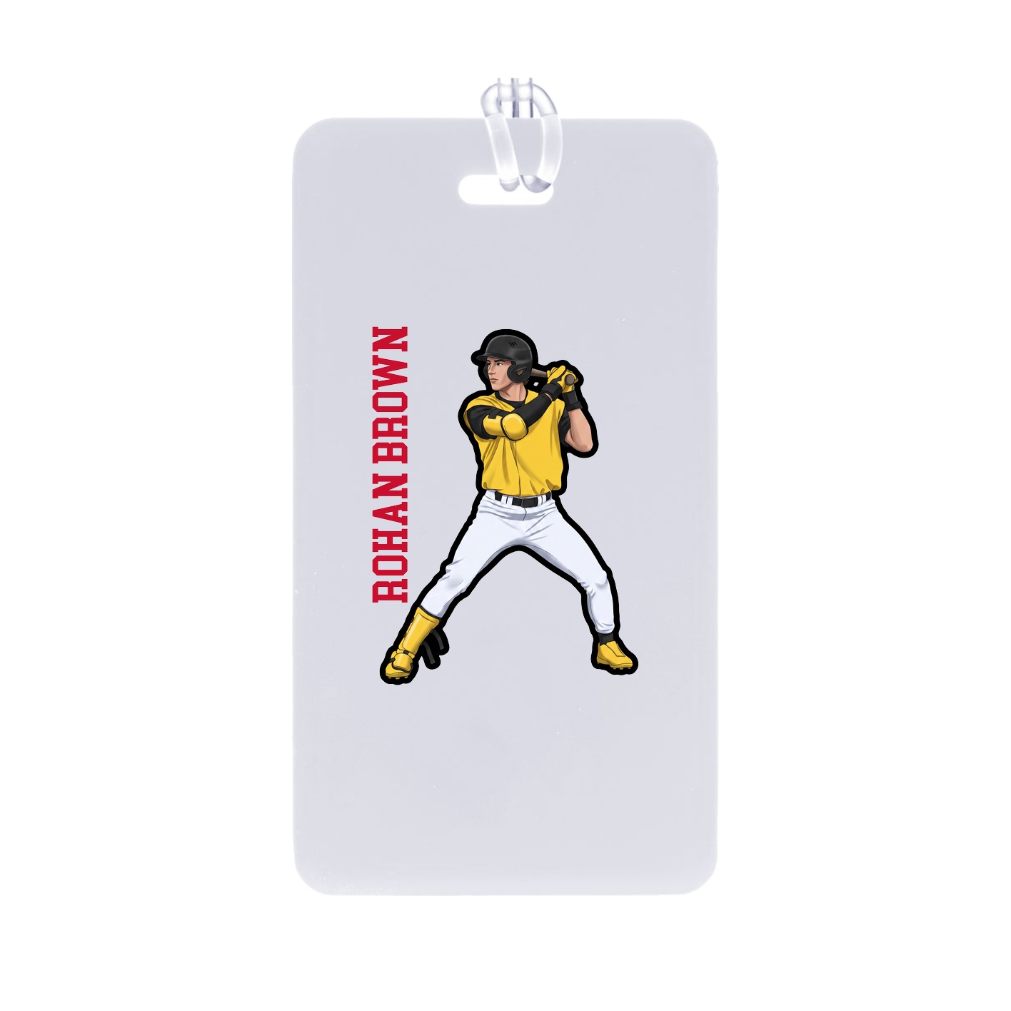Bag Tag — Name Vertical in Classic