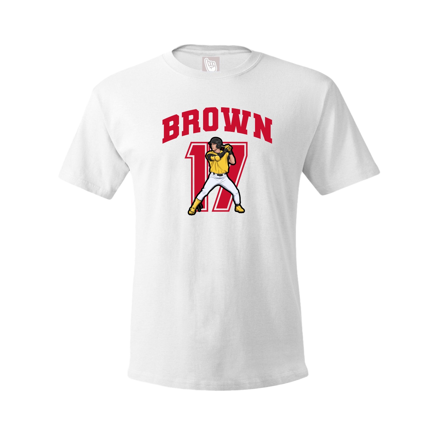Tee — Number in White
