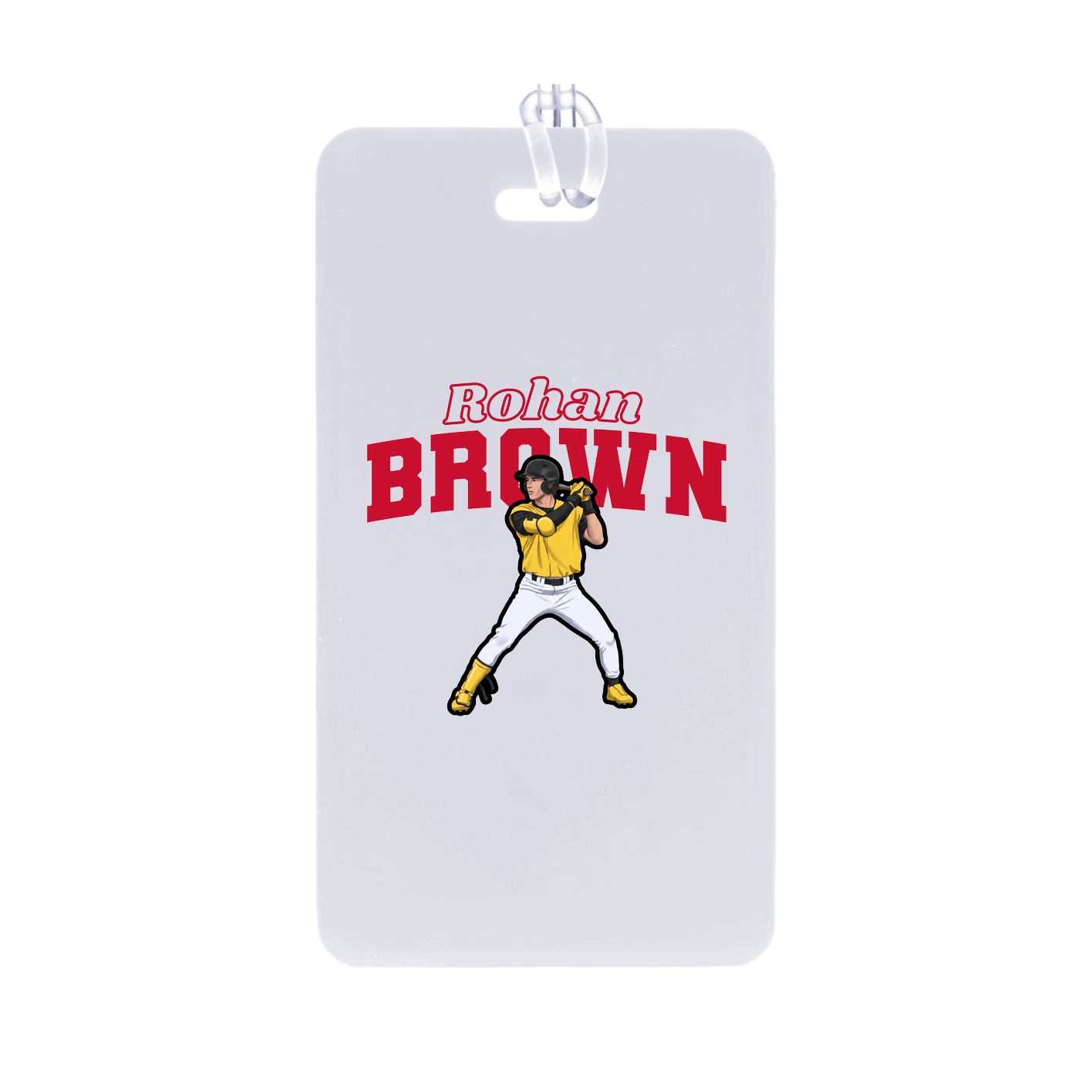 Bag Tag — Name Arch in Classic