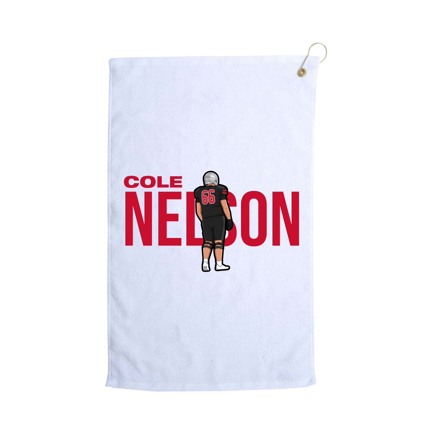Golf Towel — Player Name in White