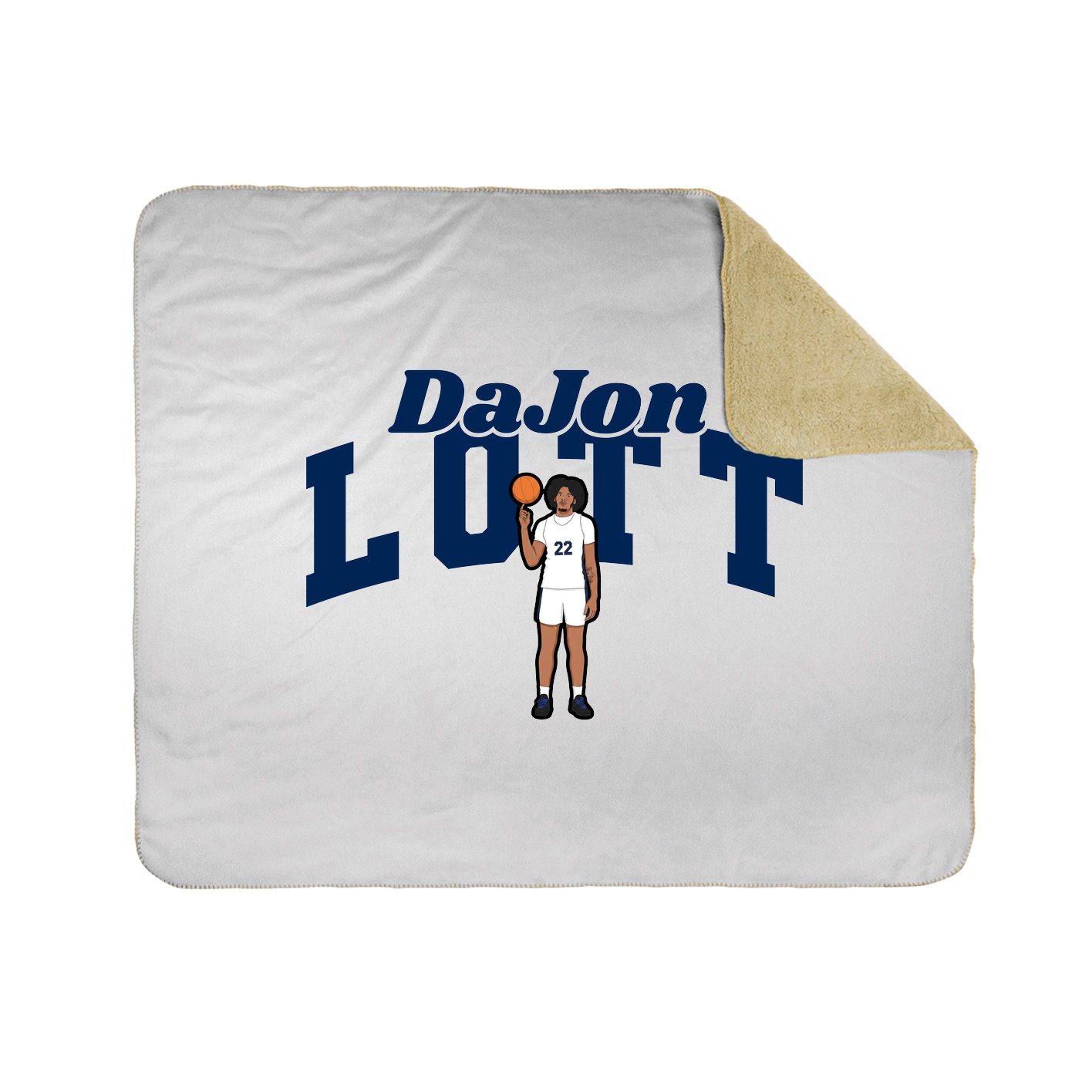 Throw Blanket — Signature Arch in White