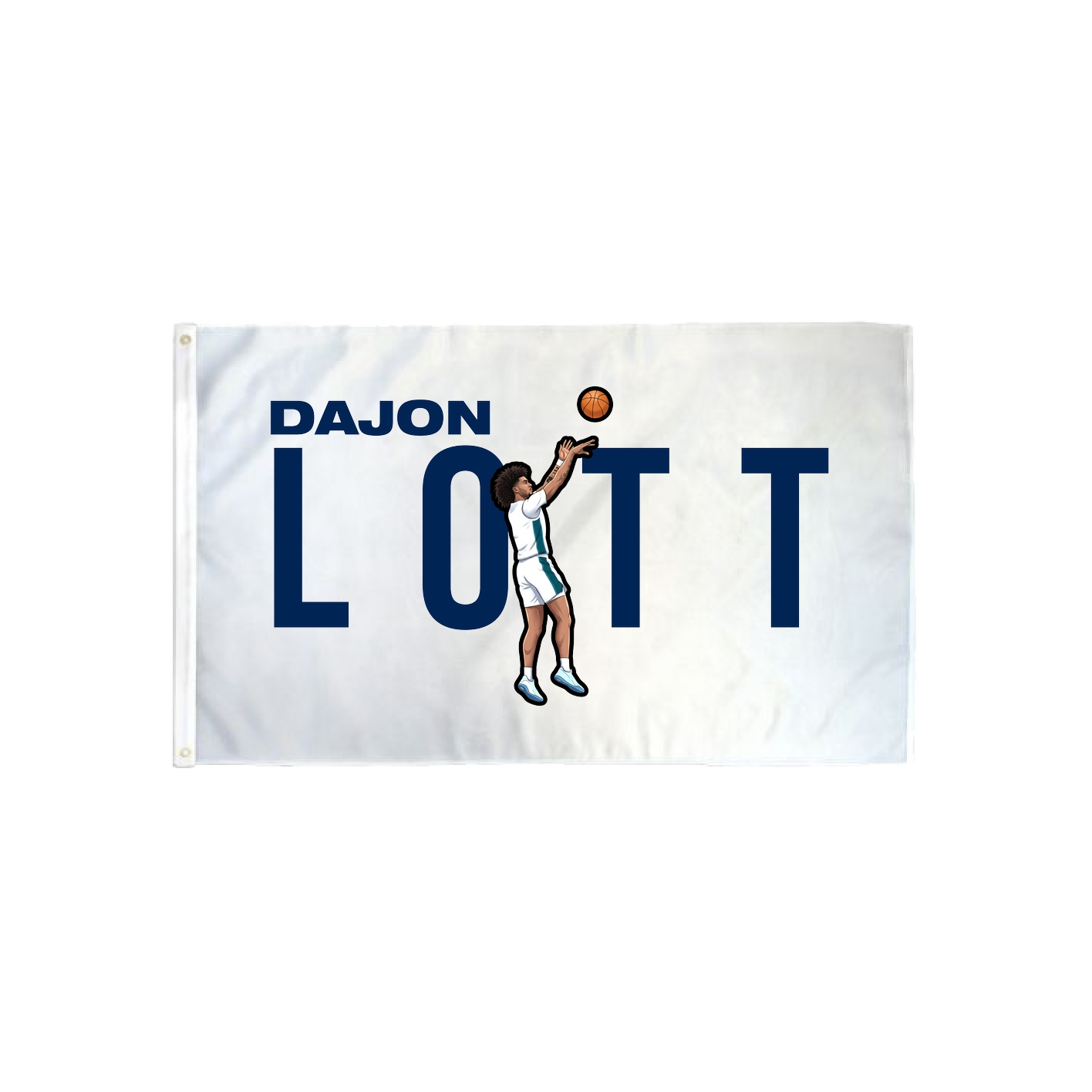 3x5 Flag — Player Name in Classic
