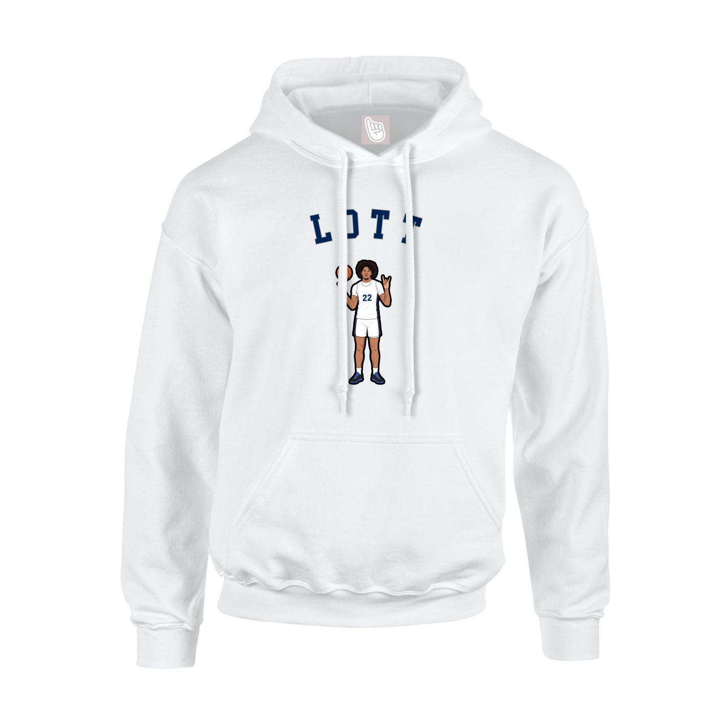 Hoodie — Shirsey Arch in White