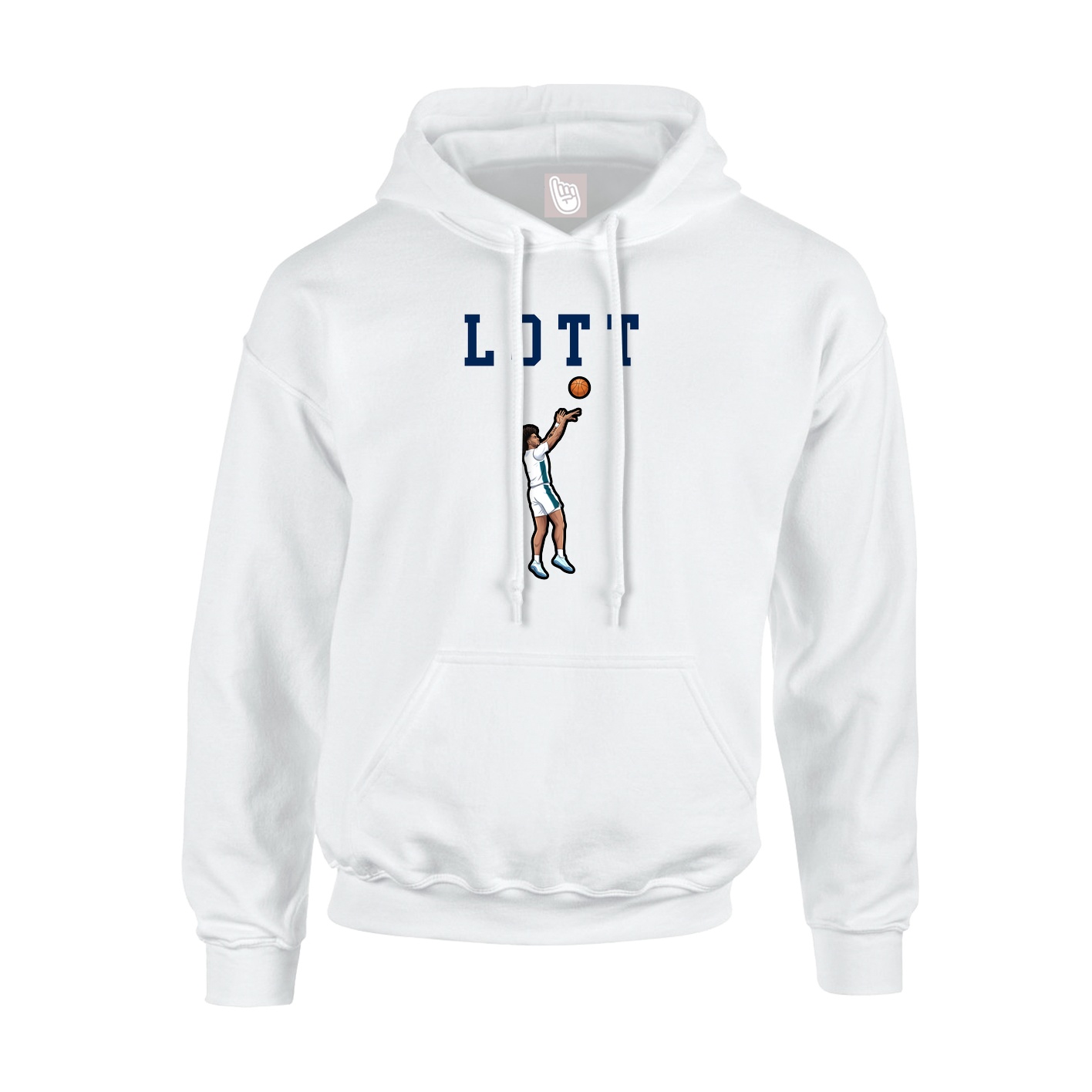 Hoodie — Shirsey in White