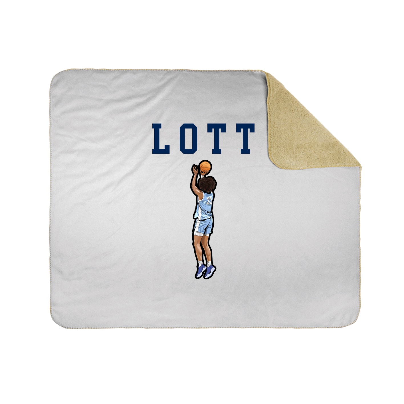 Throw Blanket — Shirsey in White