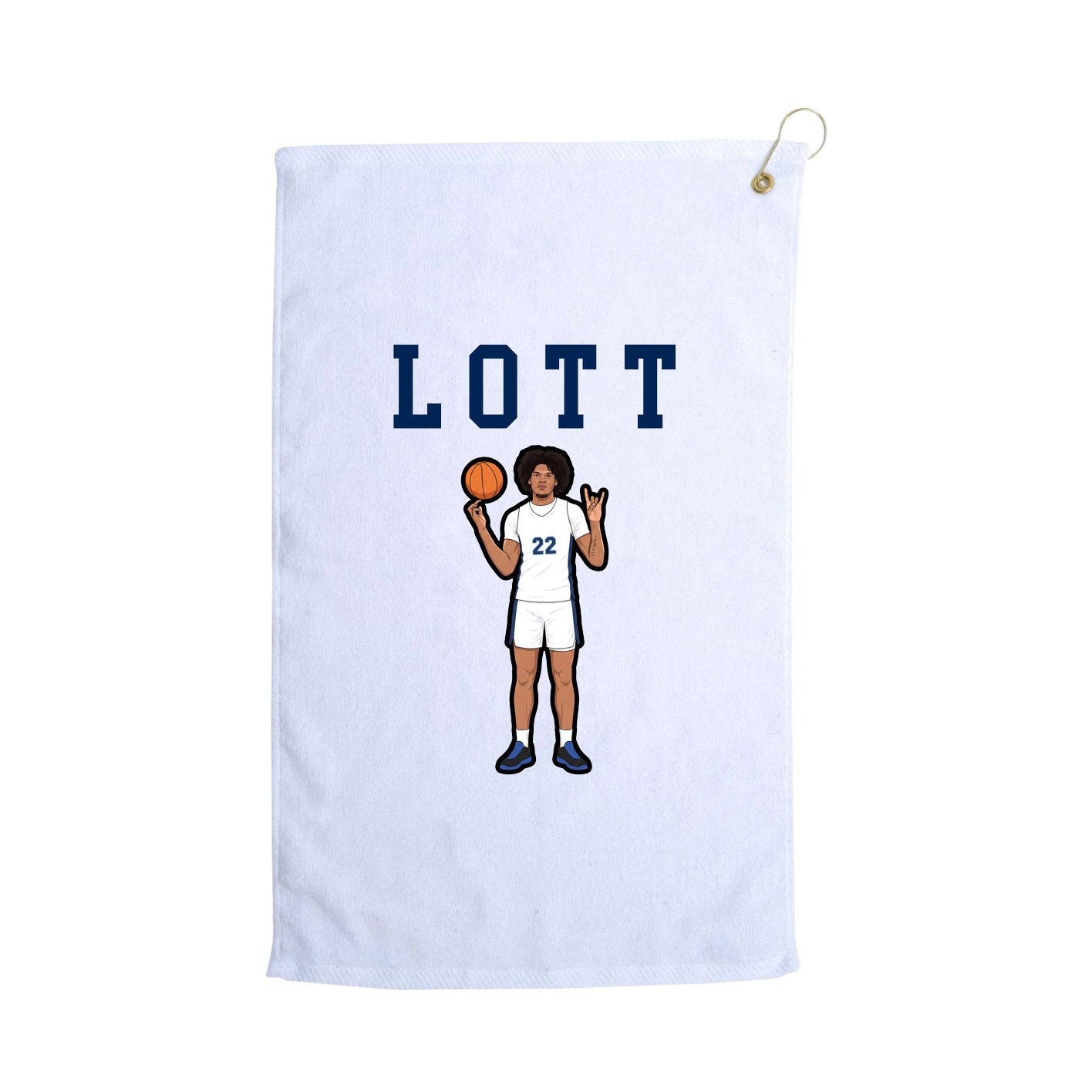 Golf Towel — Shirsey in White
