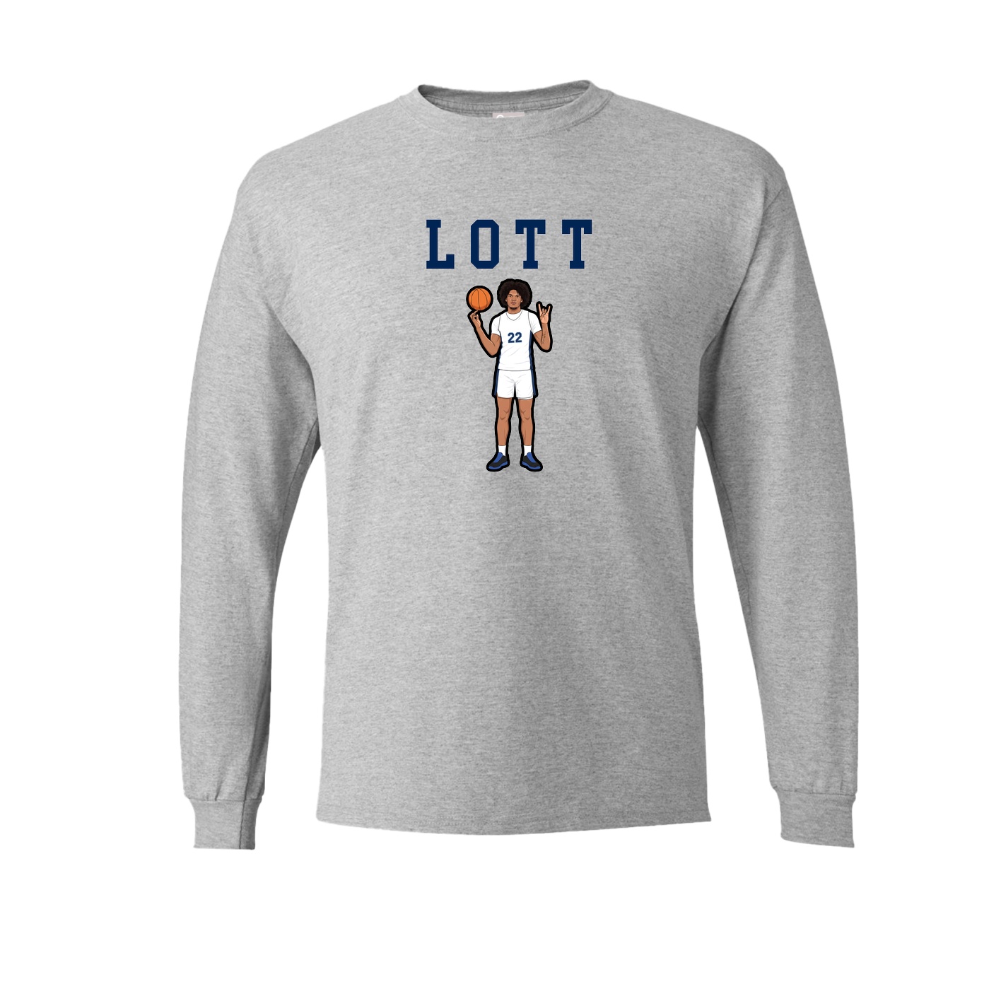 Long Sleeve Tee — Shirsey in Grey