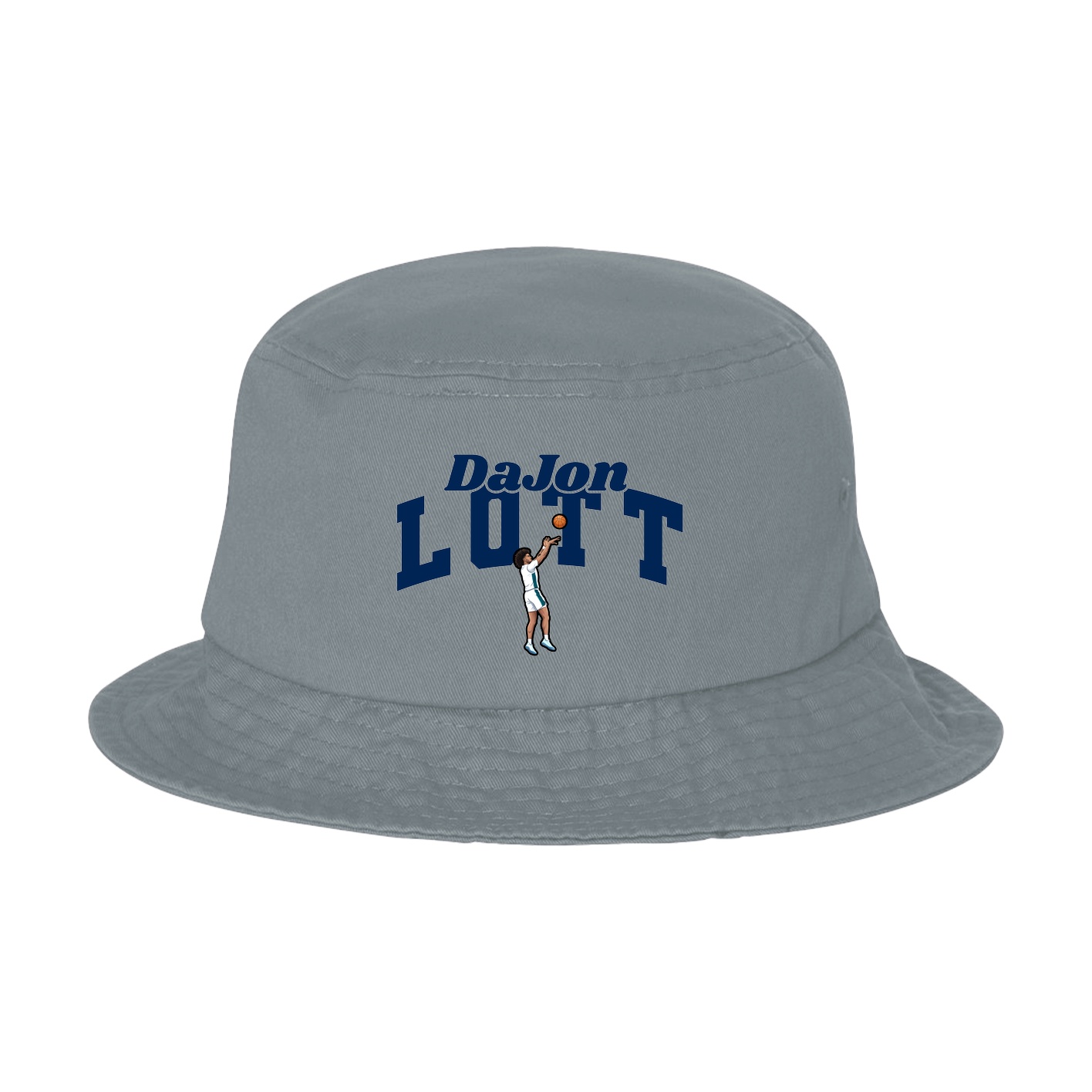Bucket Cap — Signature Arch in Grey