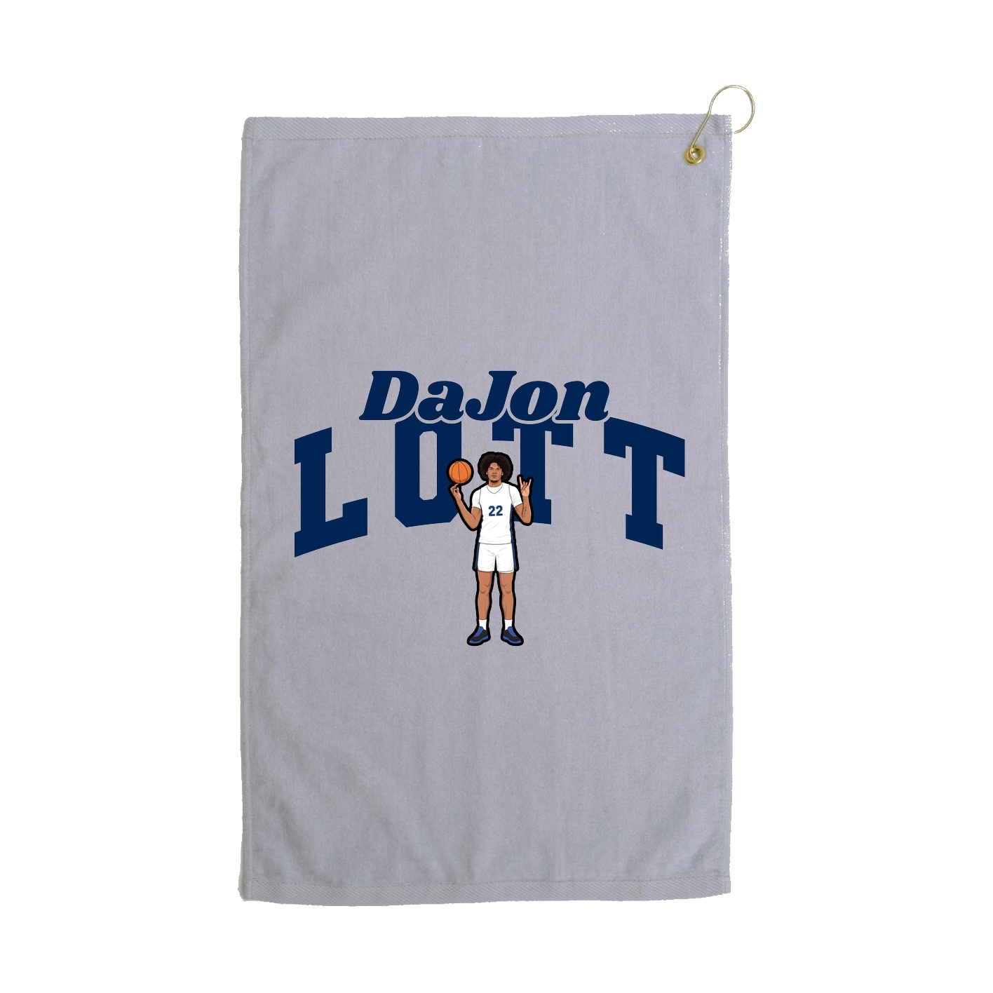 Golf Towel — Signature Arch in Grey