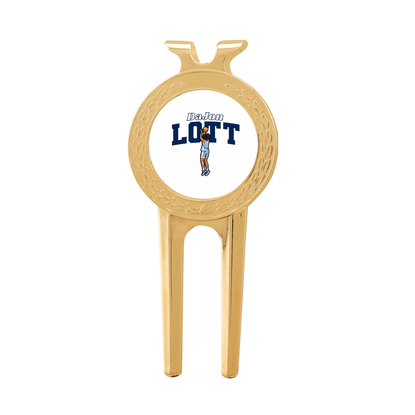 Divot Tool with Ball Marker — Name Arch in Classic