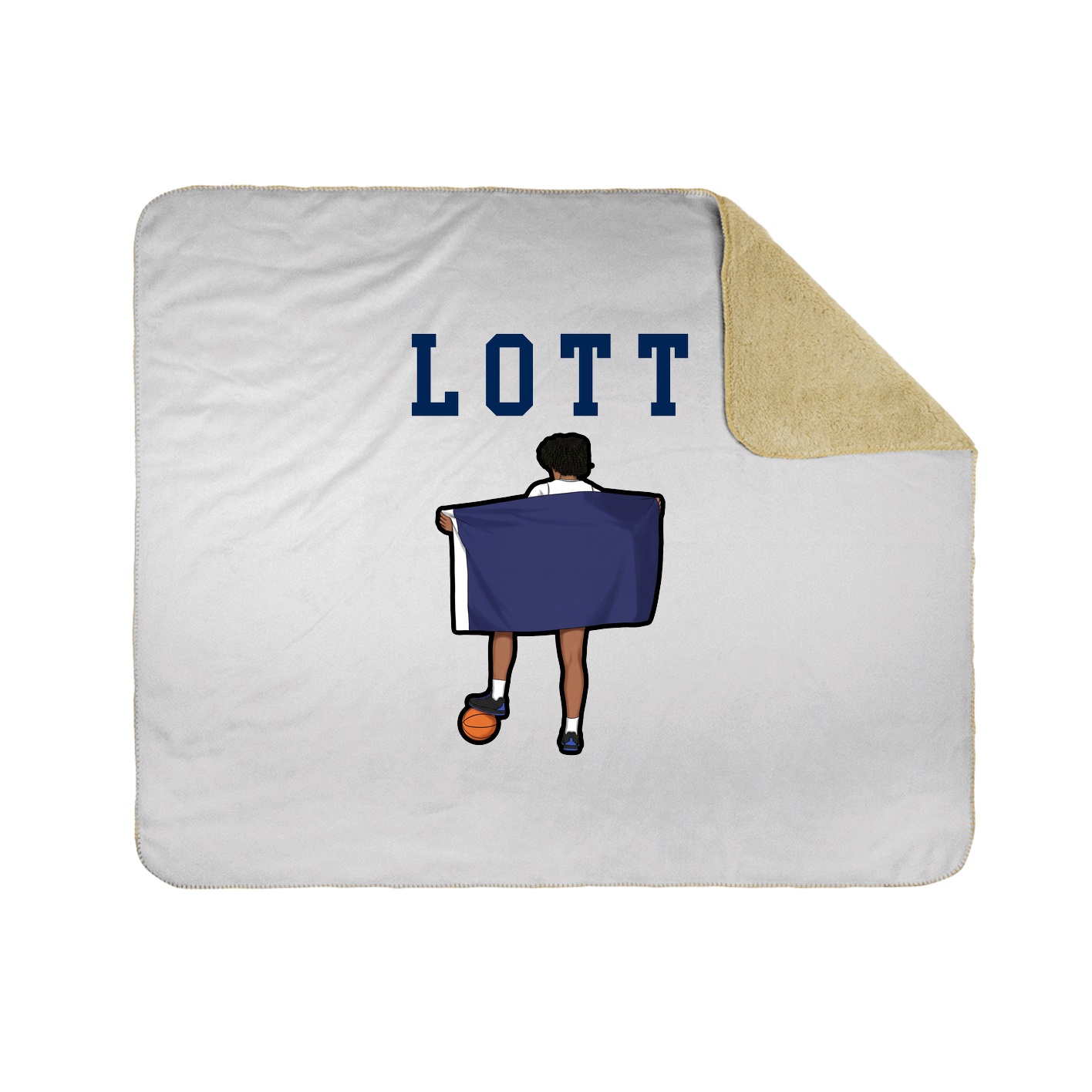 Throw Blanket — Shirsey in White