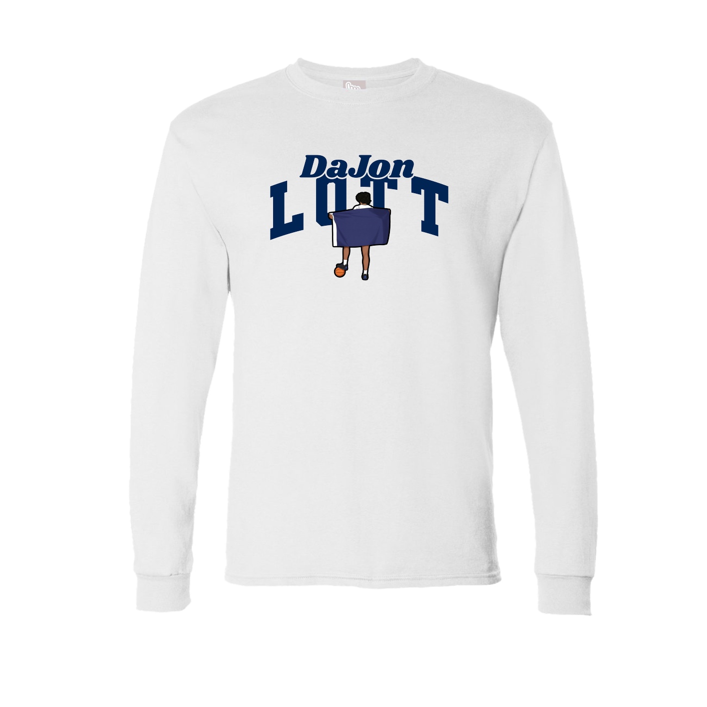 Long Sleeve Tee — Signature Arch in White