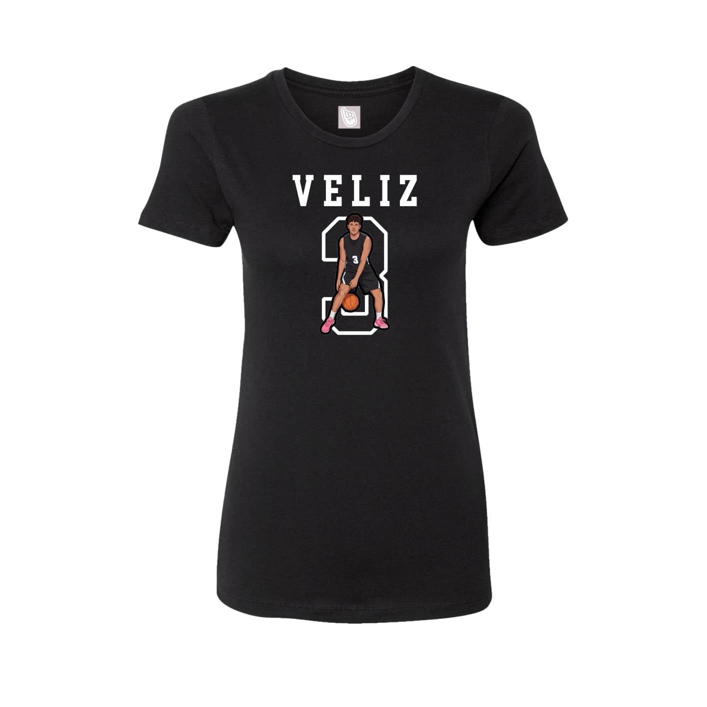 Fitted Women's Tee — Shirsey in Black