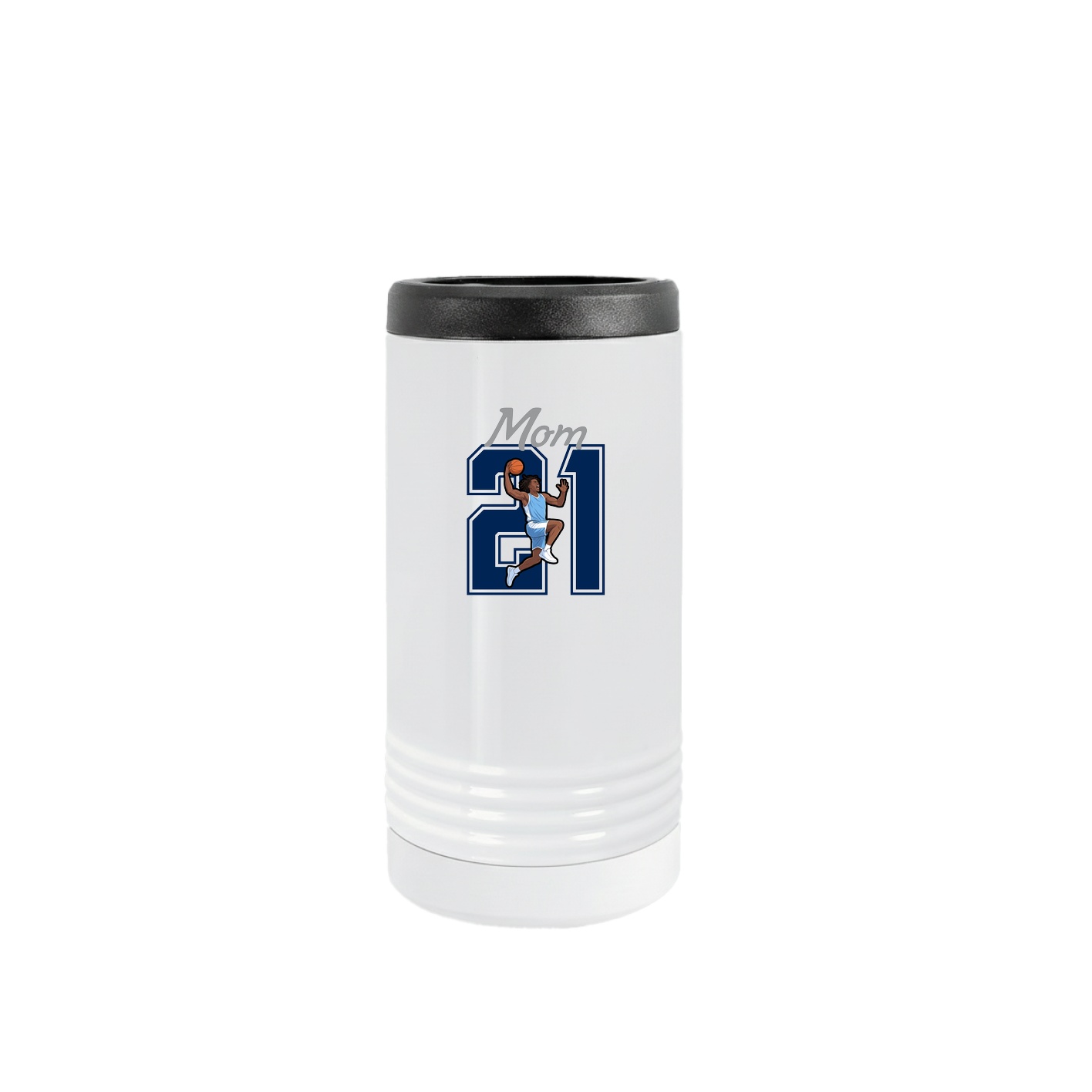 Slim Beverage Holder — Mothers Day Shirsey in White