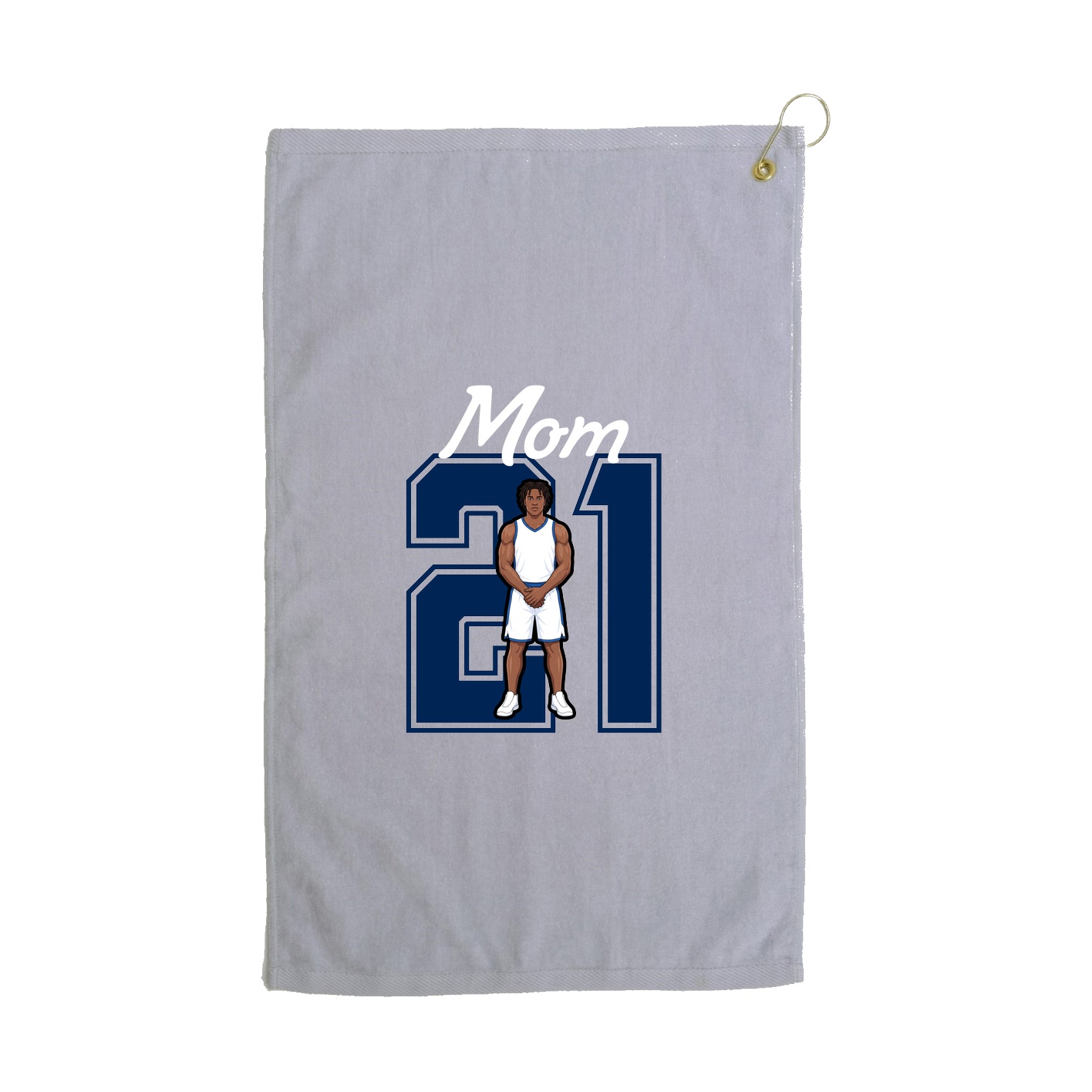 Golf Towel — Mothers Day Shirsey in Grey