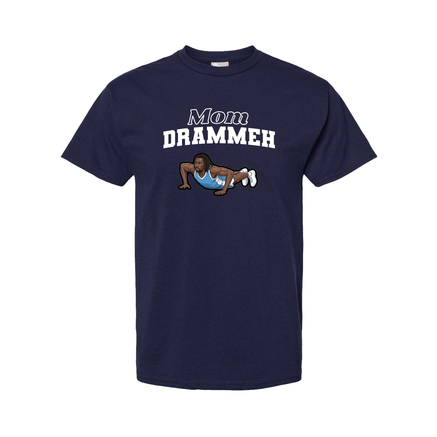 Youth Tee — Mothers Day Block in Navy