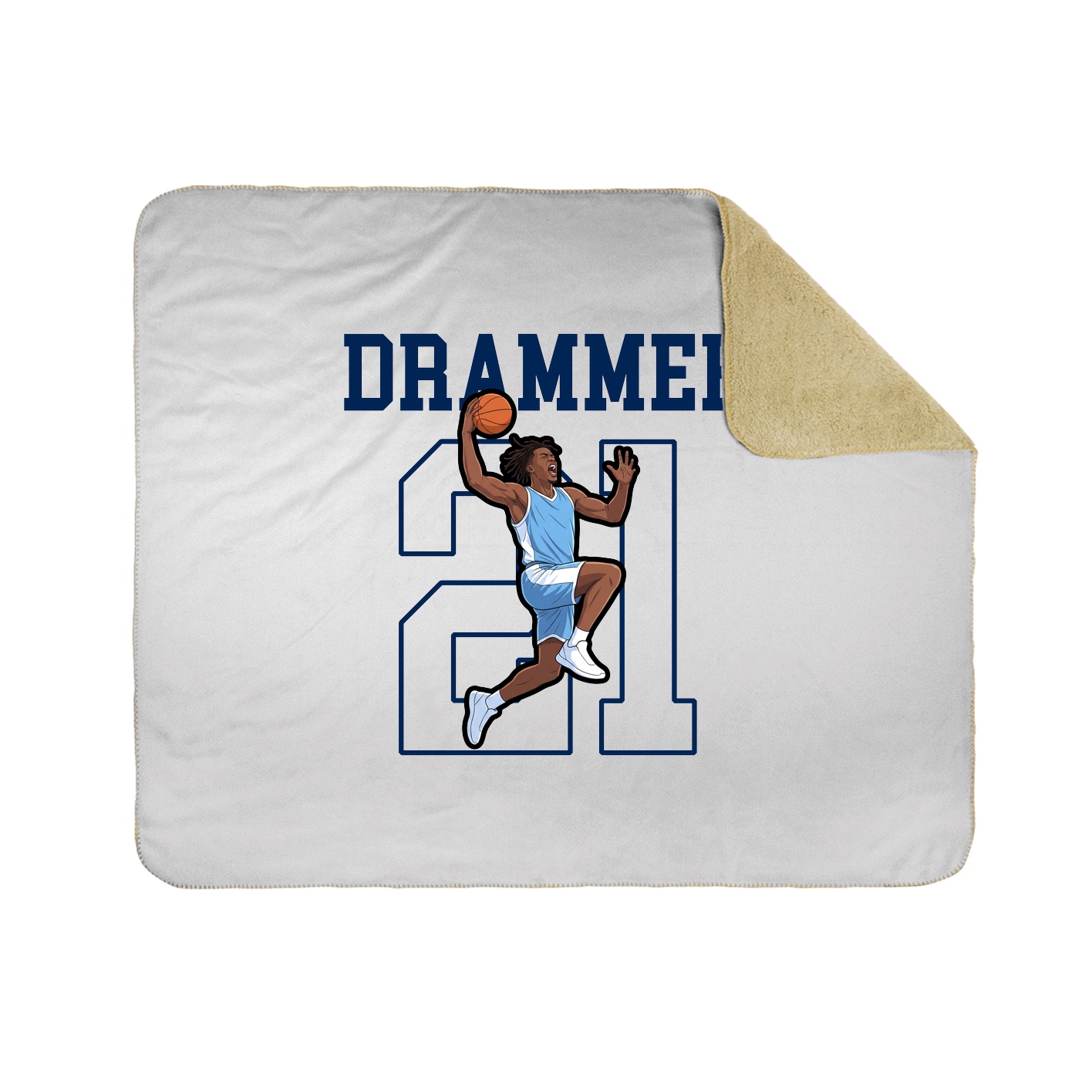 Throw Blanket — Shirsey in White