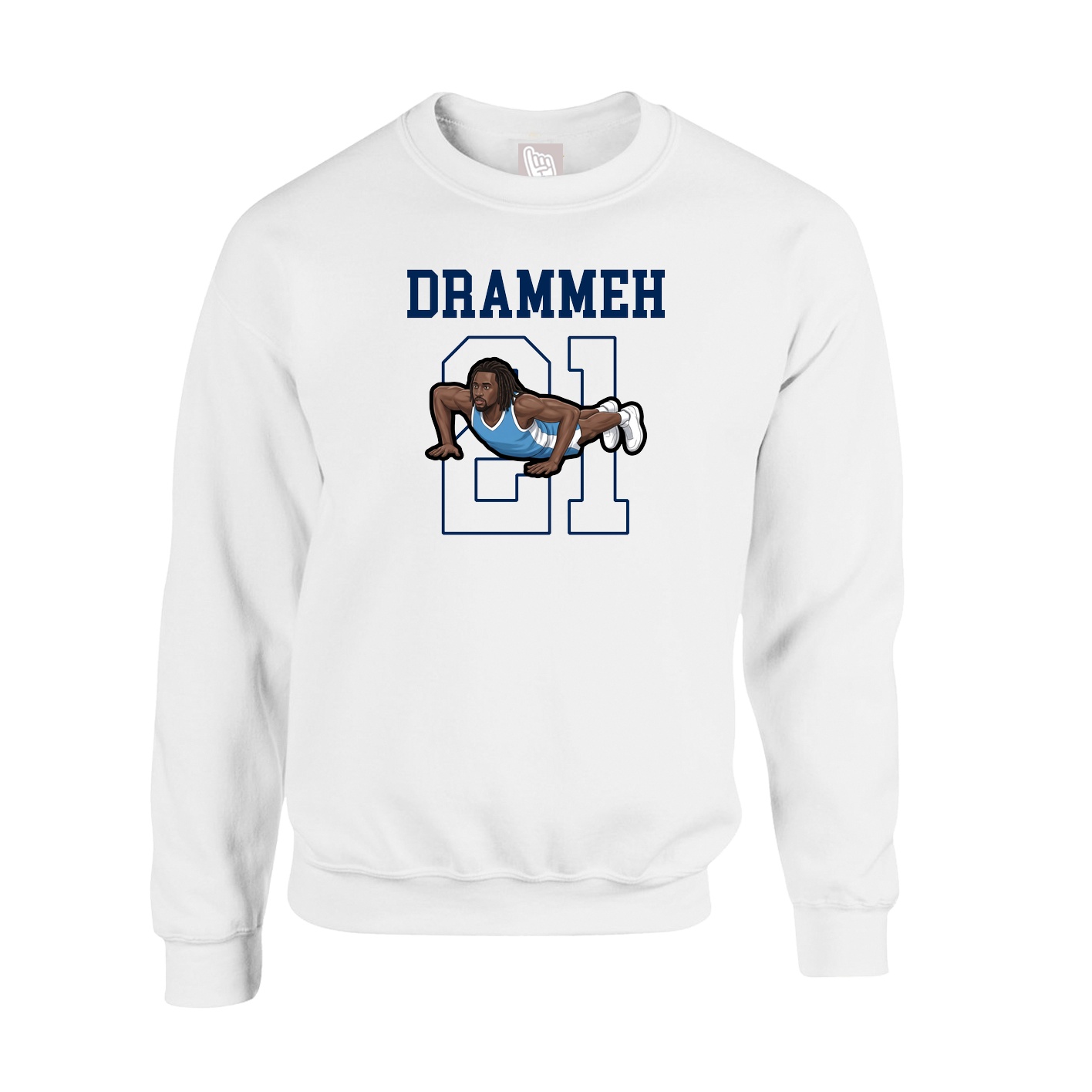 Fleece Crew — Shirsey in White