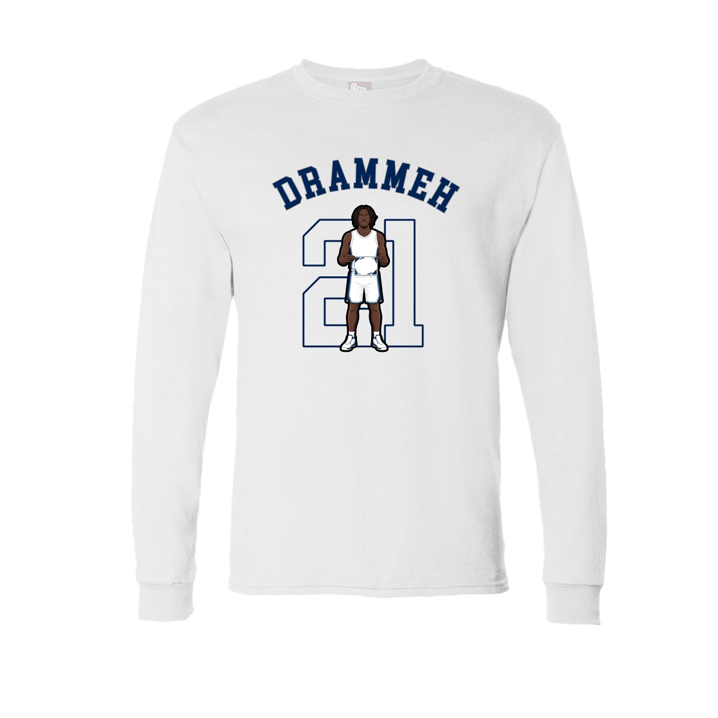Long Sleeve Tee — Shirsey Arch in White