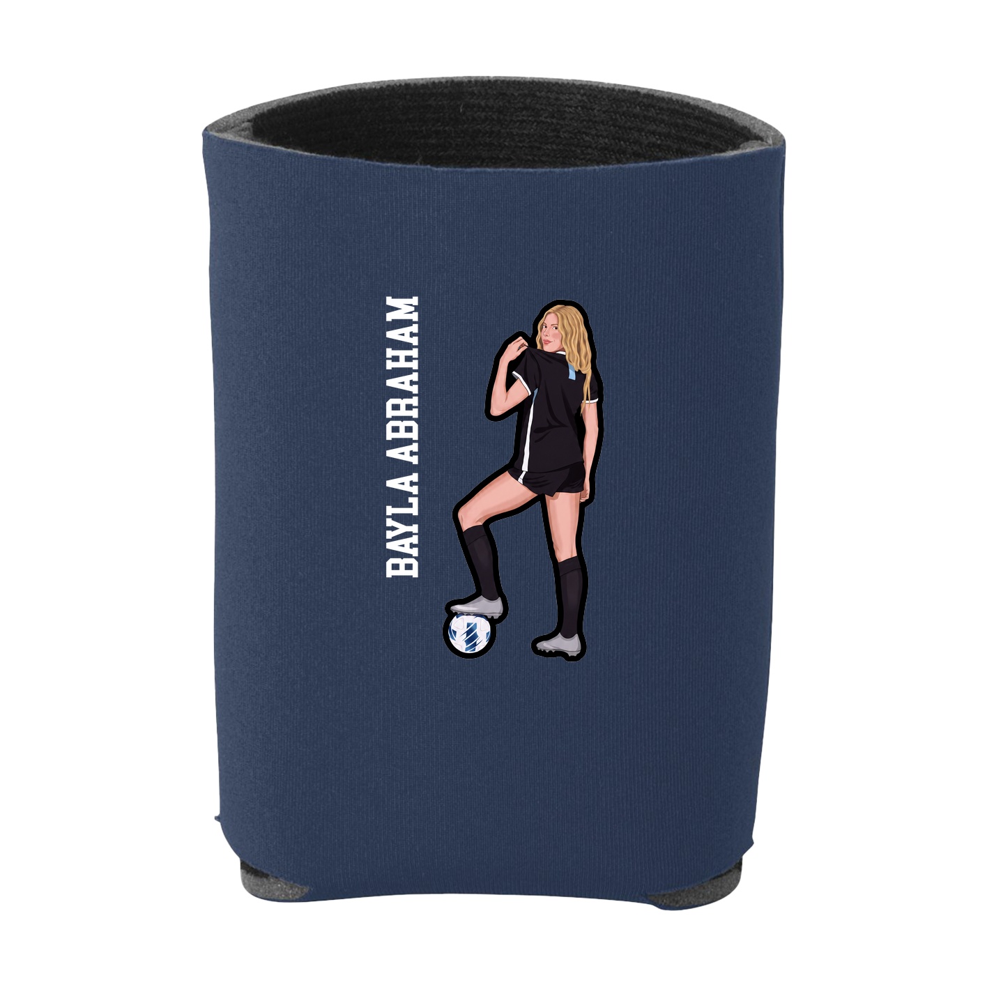 Can Holder — Name Vertical in Navy