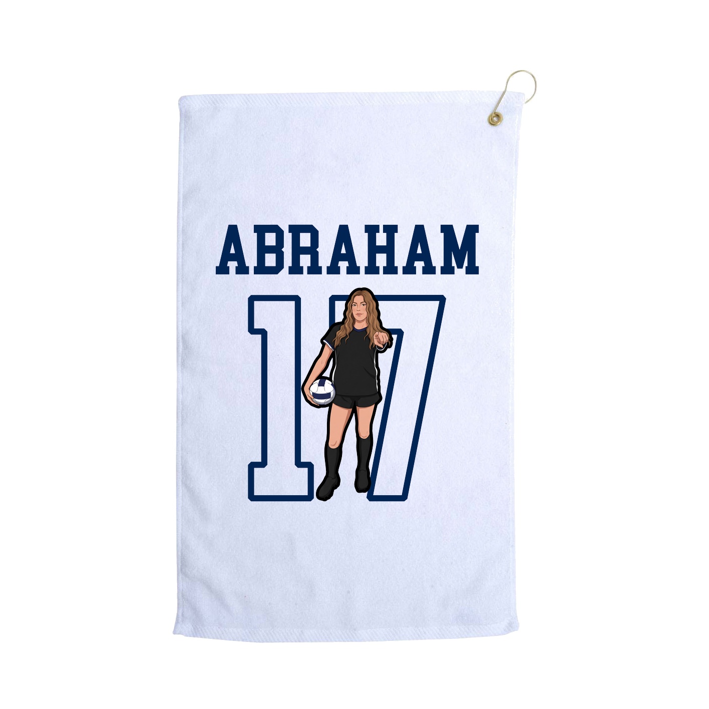 Golf Towel — Shirsey in White