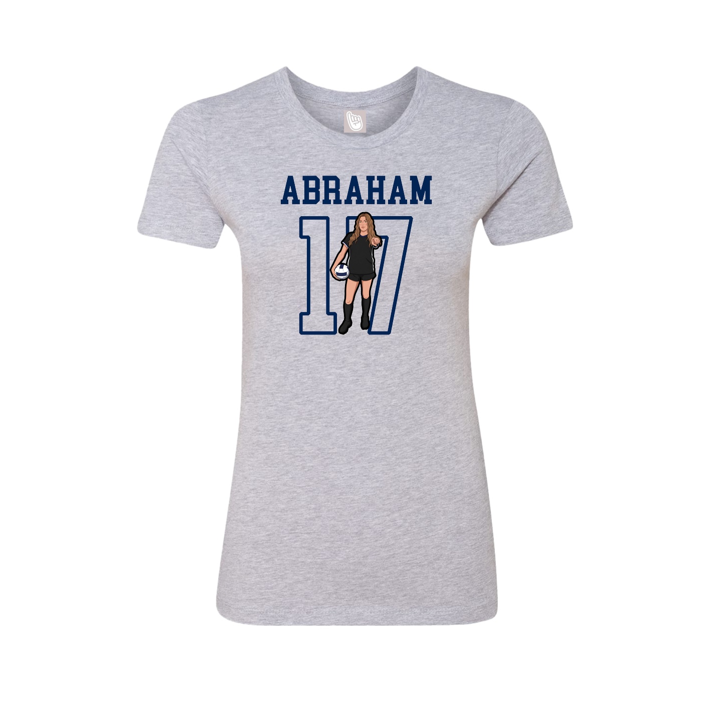 Fitted Women's Tee — Shirsey in Grey