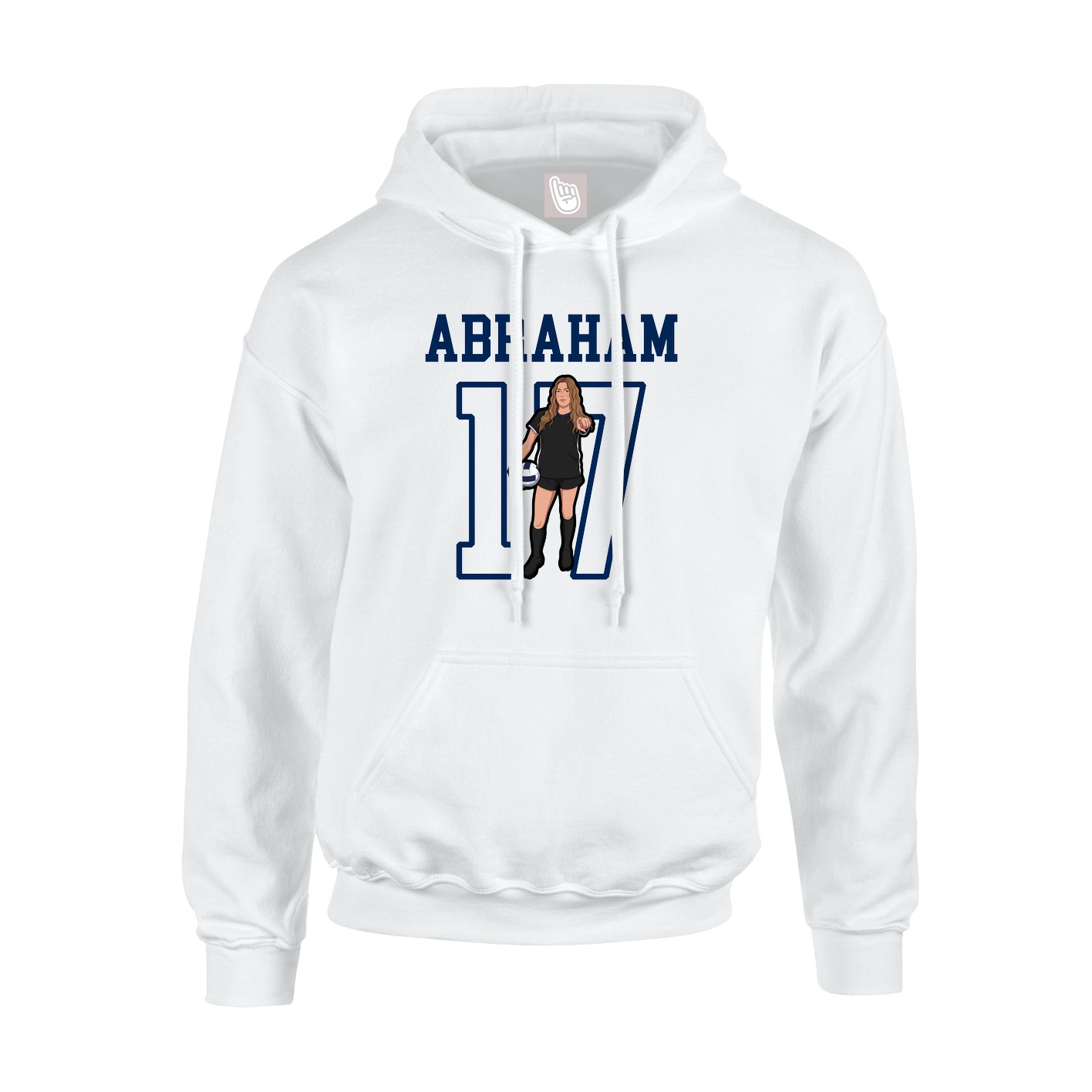 Hoodie — Shirsey in White