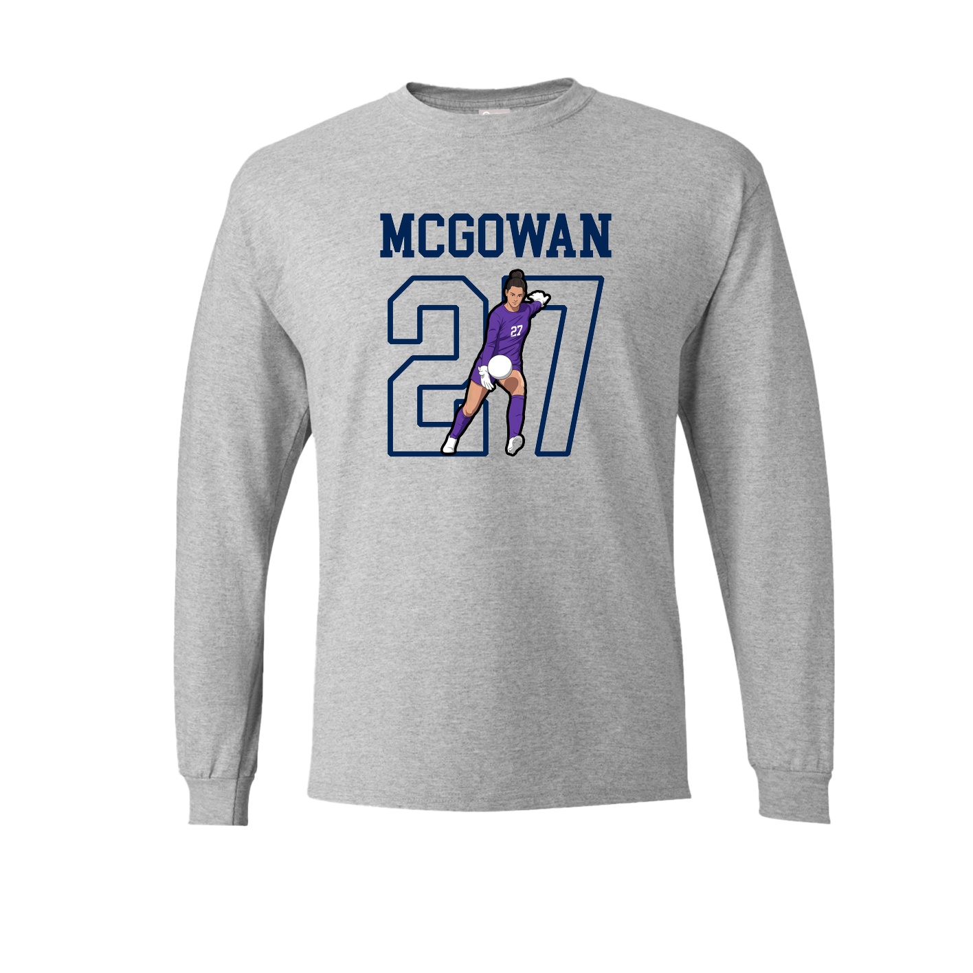 Long Sleeve Tee — Shirsey in Grey