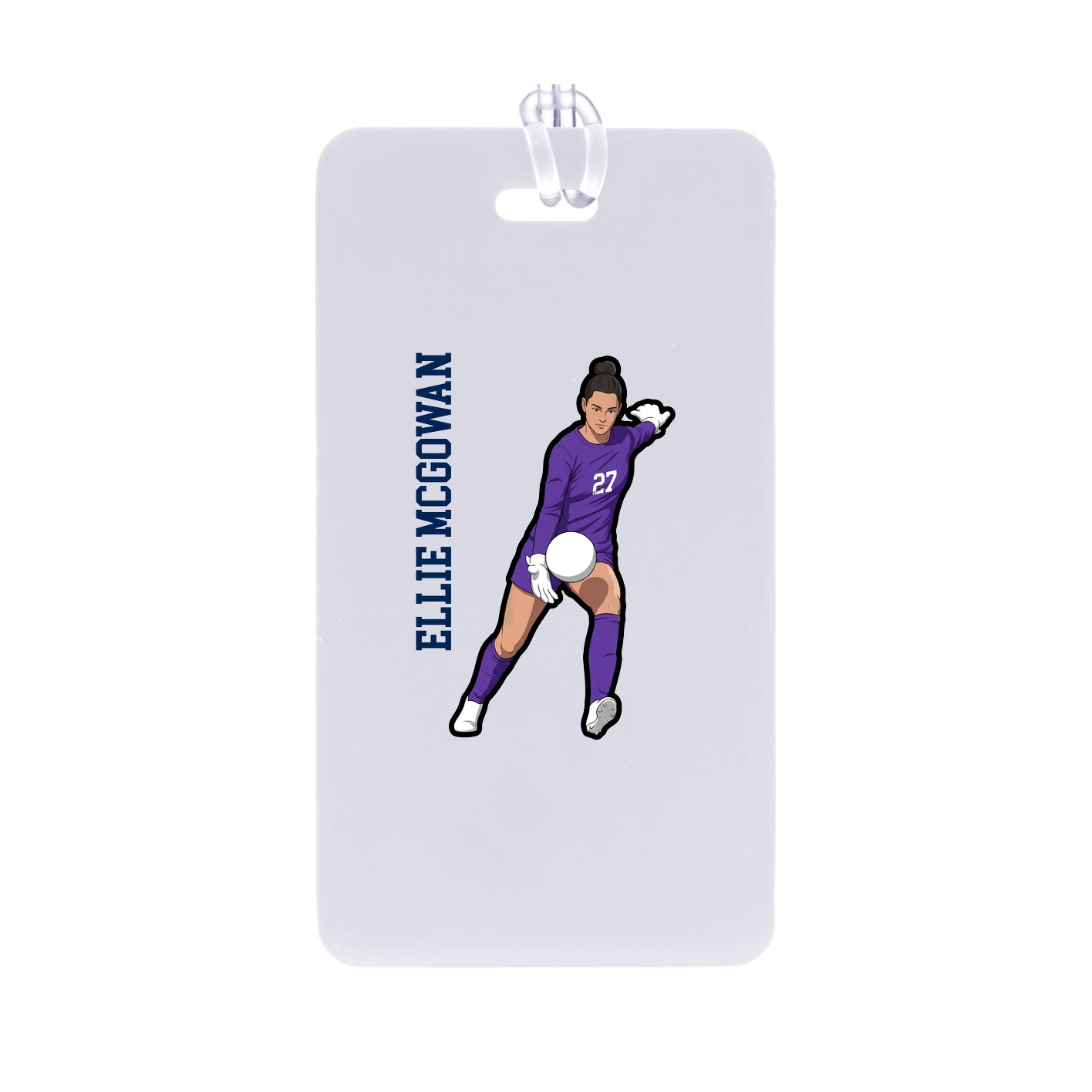 Bag Tag — Name Vertical in Classic