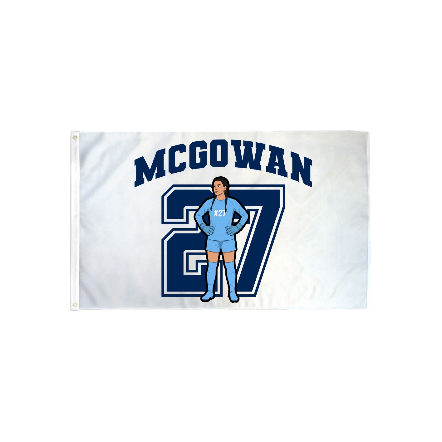 3x5 Flag — Number in Classic