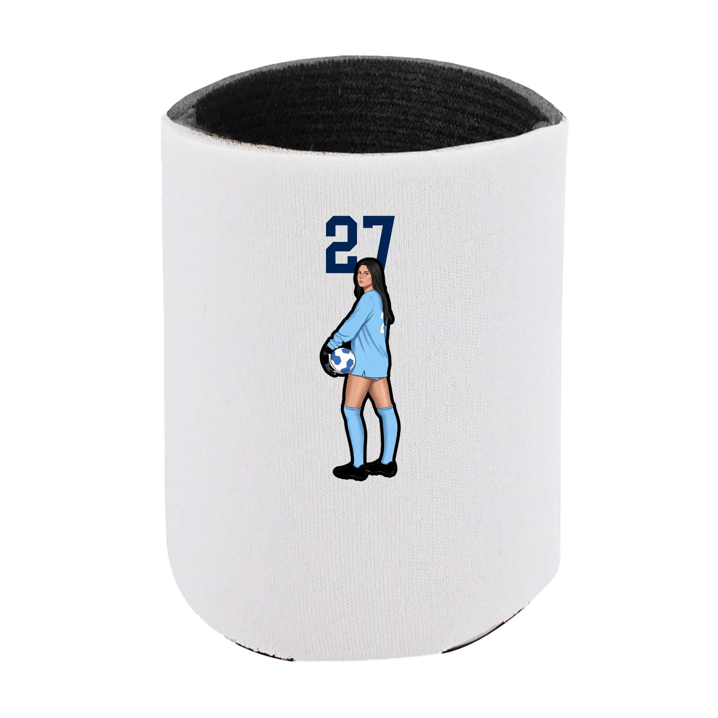 Can Holder — Number Top in White