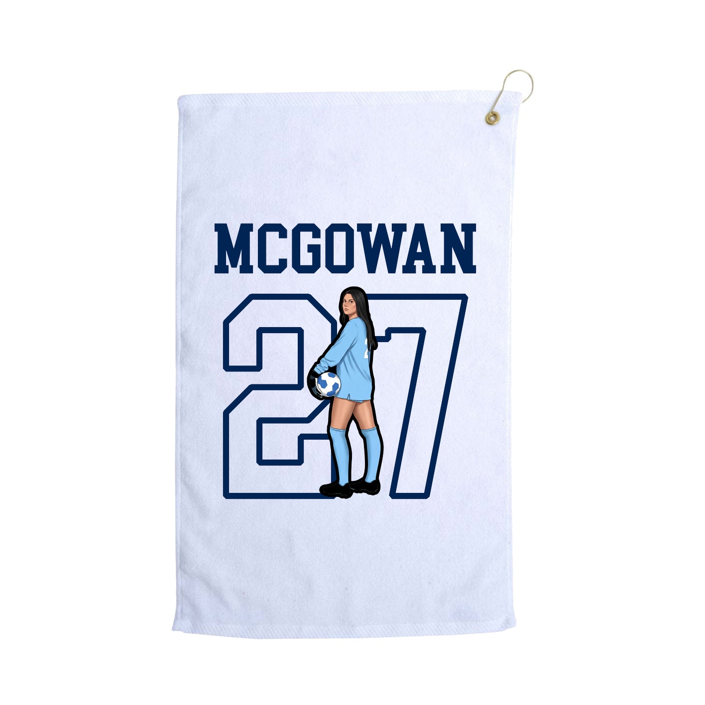 Golf Towel — Shirsey in White