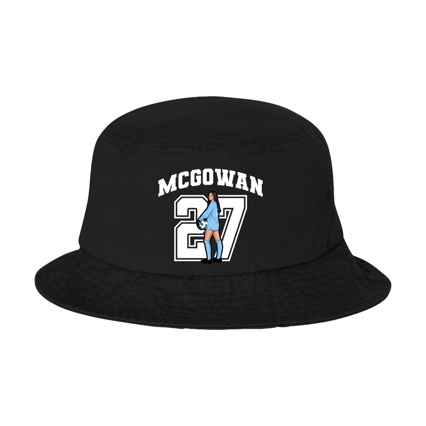 Bucket Cap — Number in Black