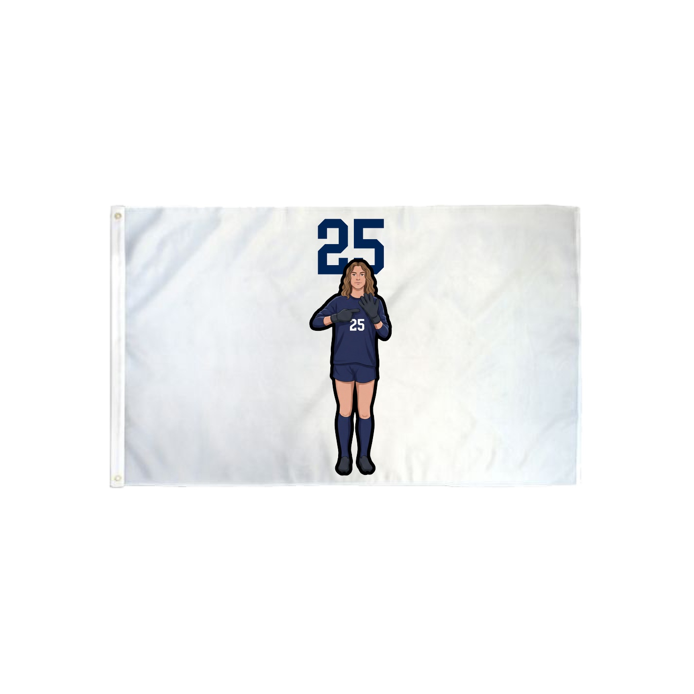 3x5 Flag — Number Top in Classic