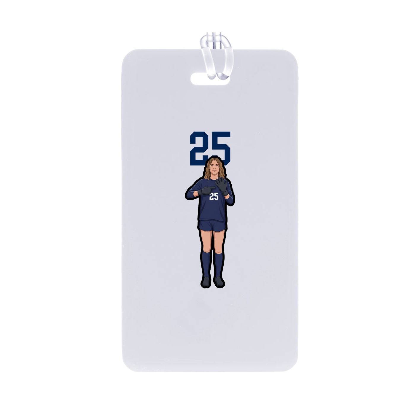 Bag Tag — Number Top in Classic