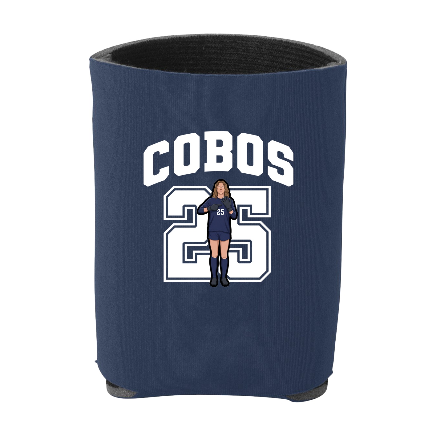 Can Holder — Number in Navy