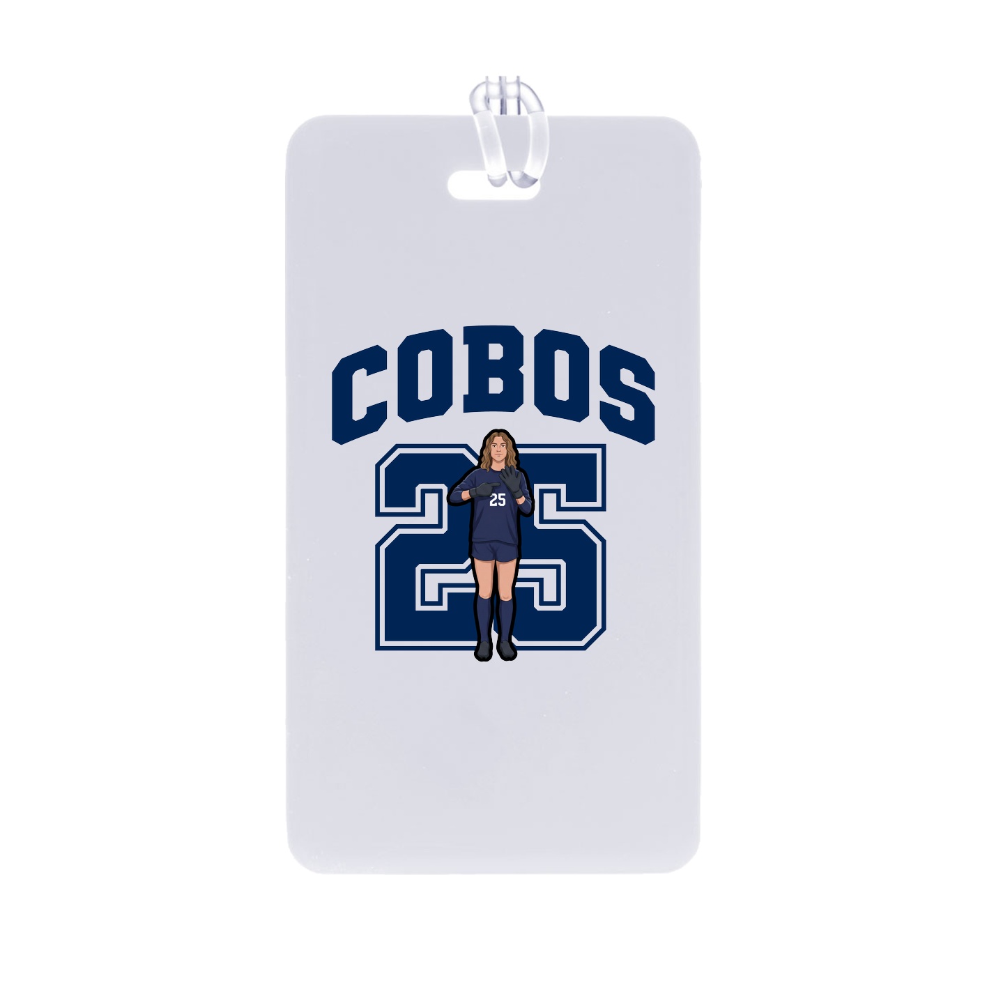 Bag Tag — Number in Classic