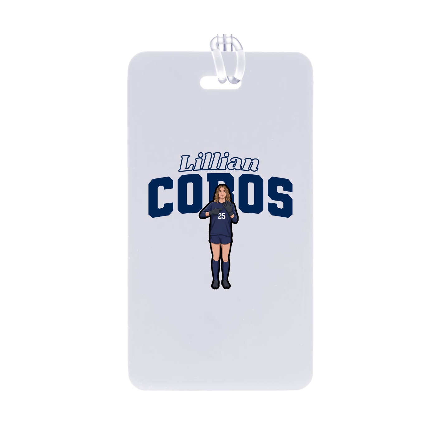 Bag Tag — Name Arch in Classic