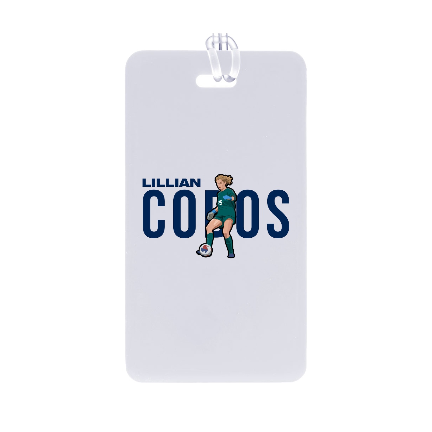 Bag Tag — Player Name in Classic