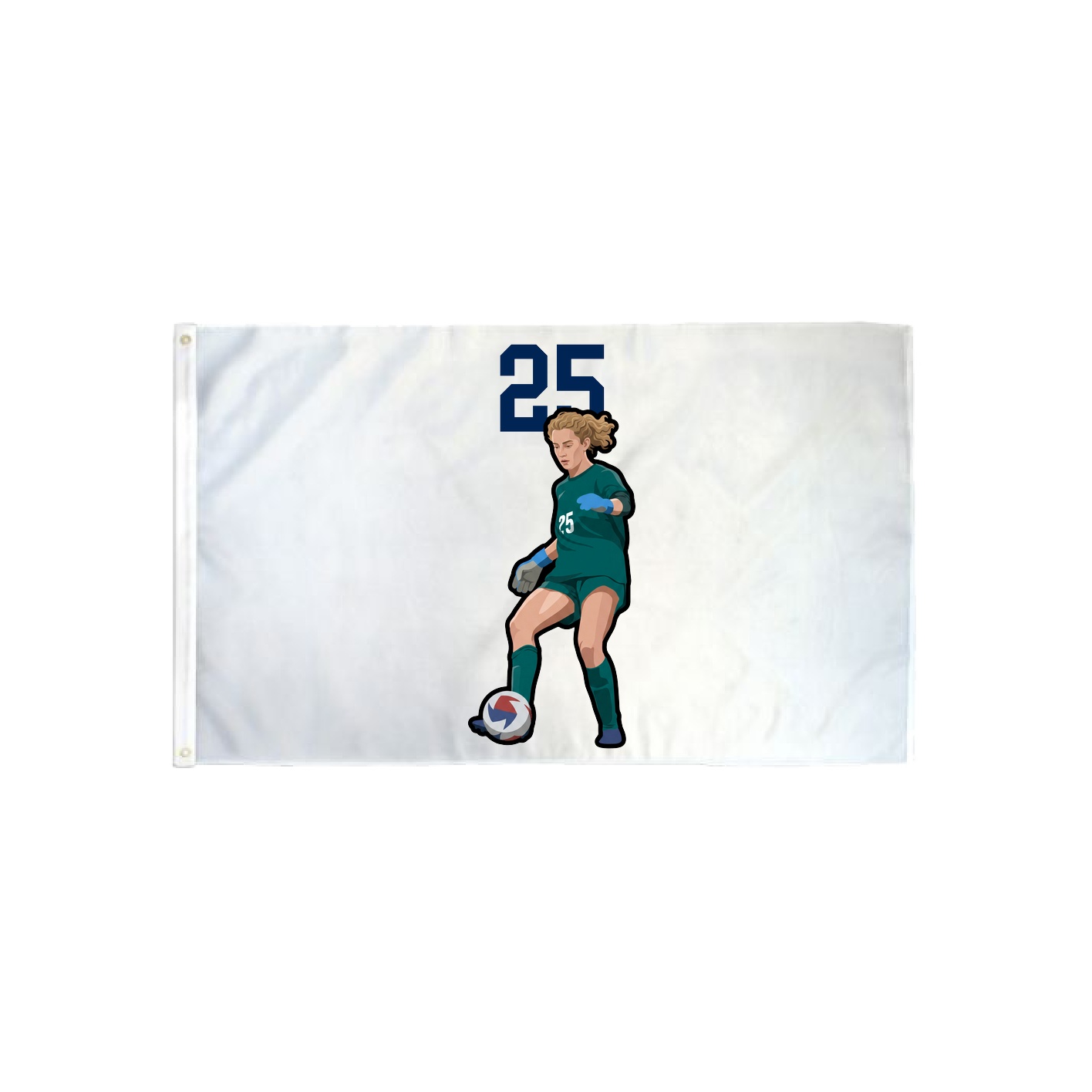 3x5 Flag — Number Top in Classic