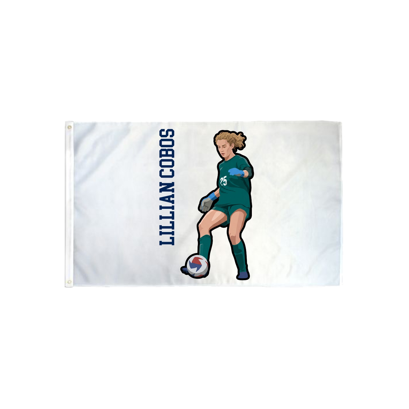 3x5 Flag — Name Vertical in Classic
