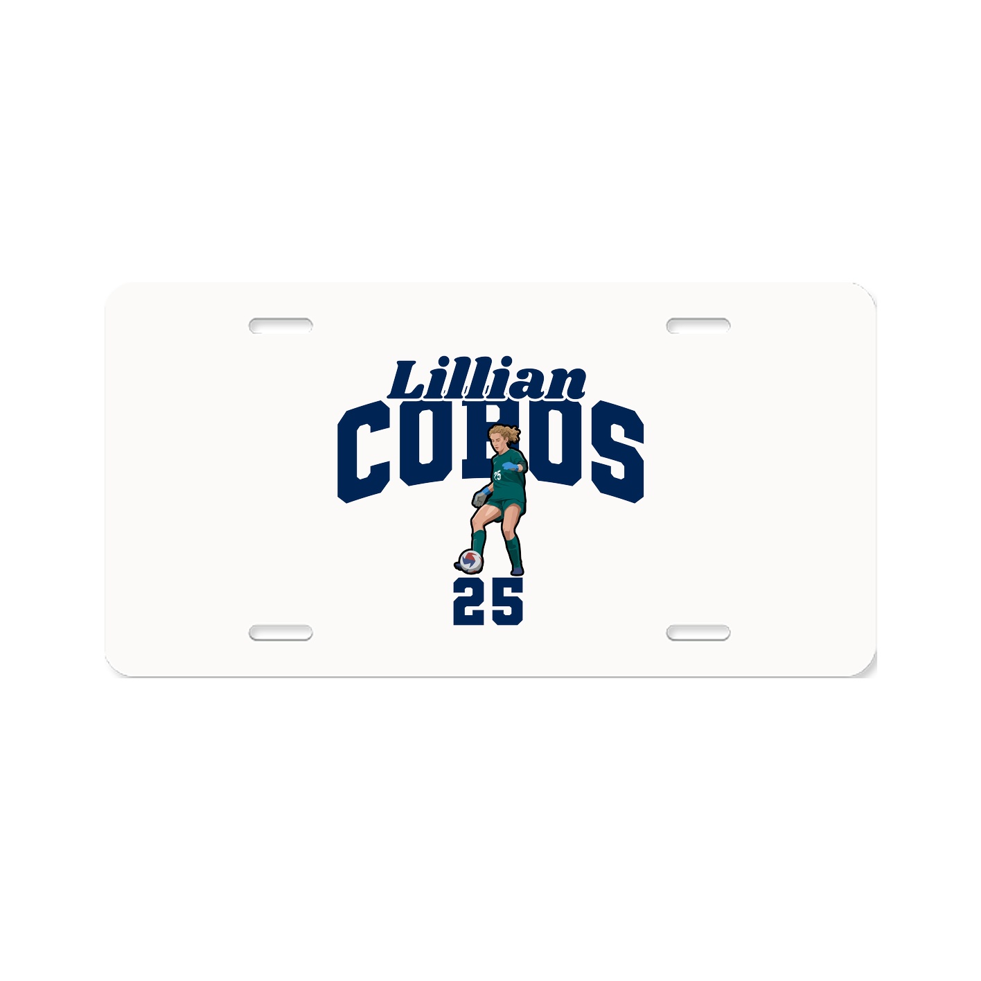 License Plate — Signature Arch in Classic