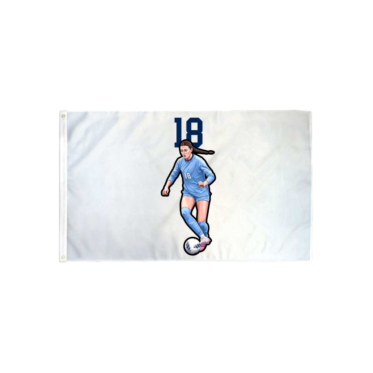 3x5 Flag — Number Top in Classic